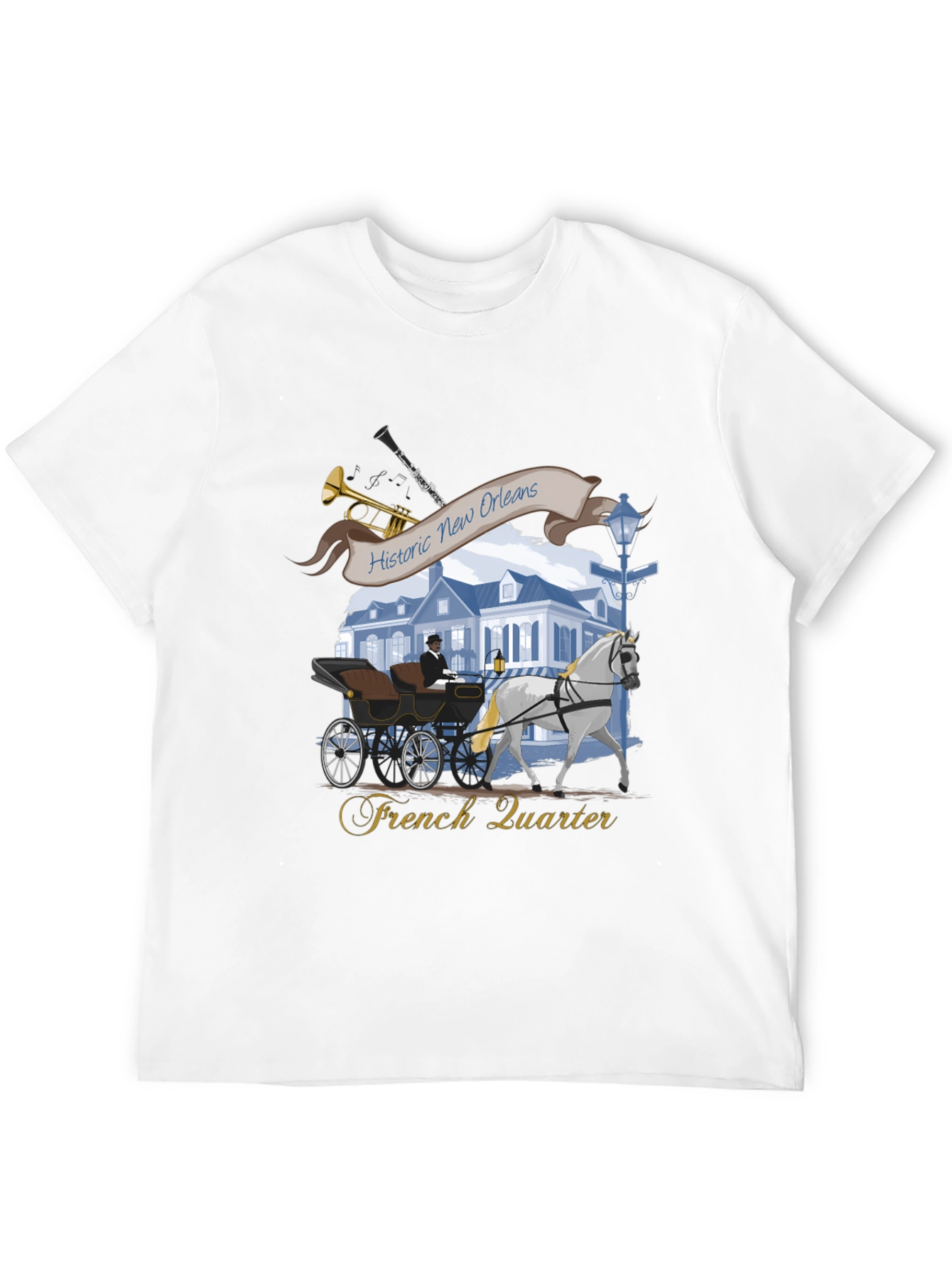 Historic New Orleans French Quarter T-Shirt