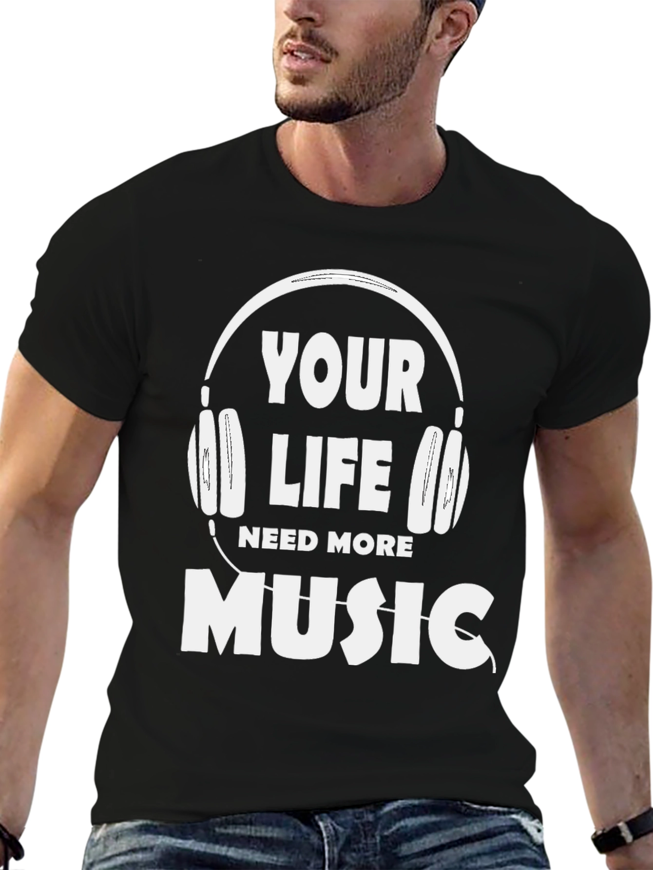 Music Lovers Tee: Your Life Needs More Music!