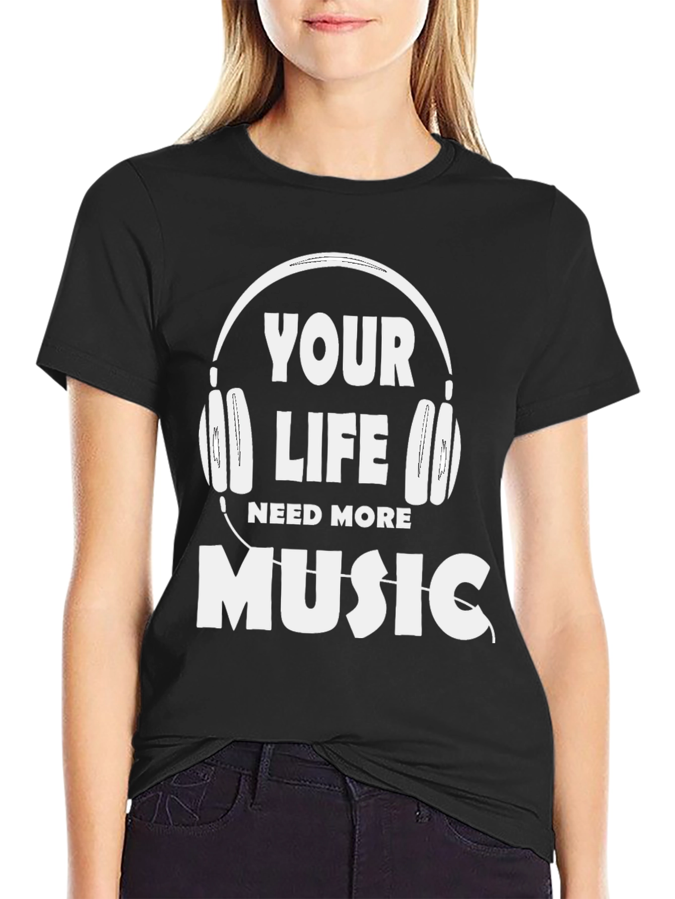 Music Lovers Tee: Your Life Needs More Music!