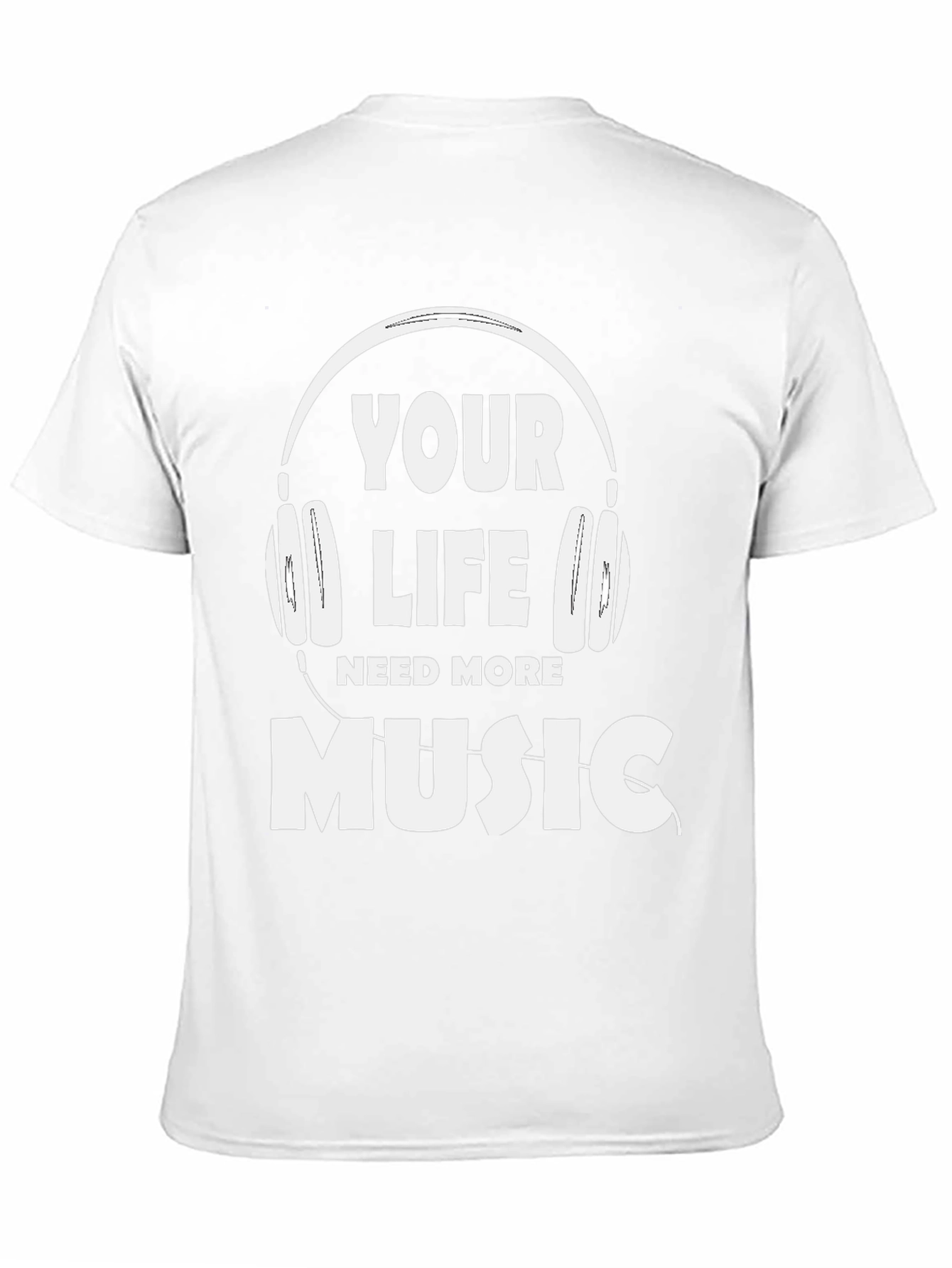 Music Lovers Tee: Your Life Needs More Music!