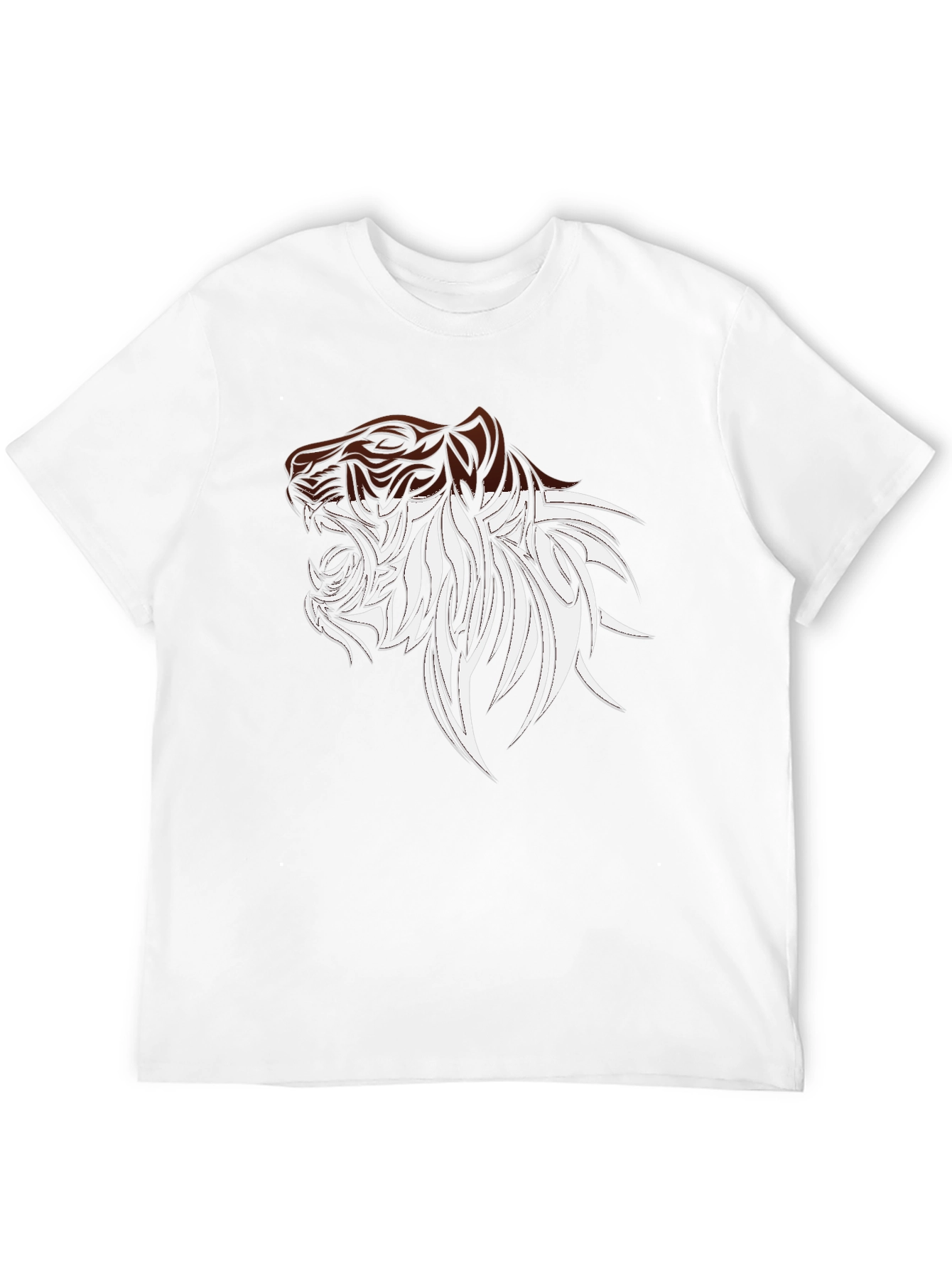 Bold Tiger Graphic Tee - Stylish Mens Black T-Shirt