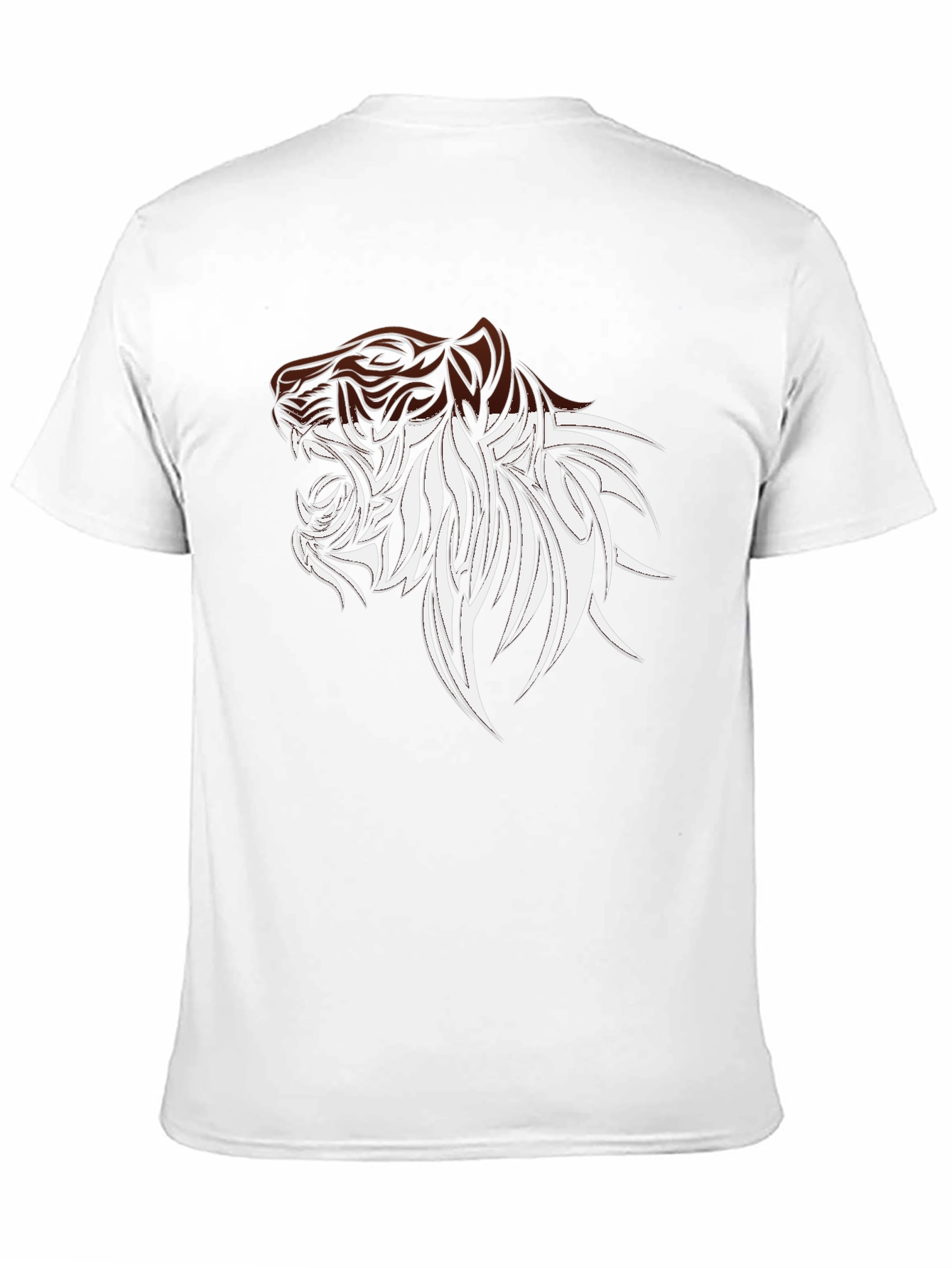 Bold Tiger Graphic Tee - Stylish Mens Black T-Shirt