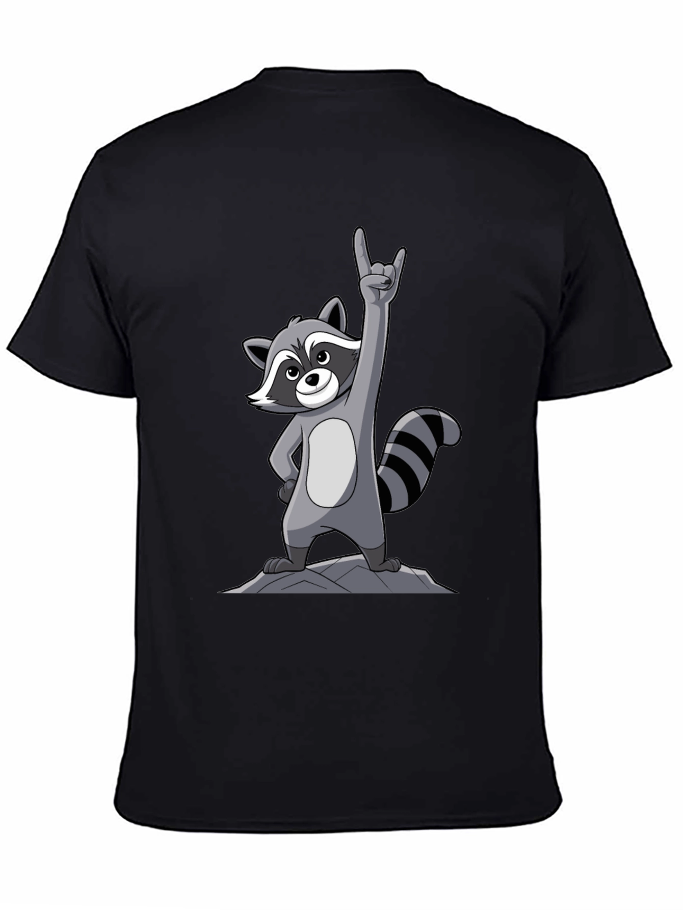 Rocker Raccoon Graphic Tee - Rock On!