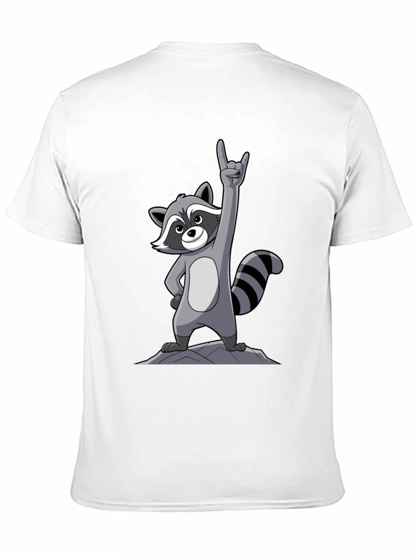 Rocker Raccoon Graphic Tee - Rock On!