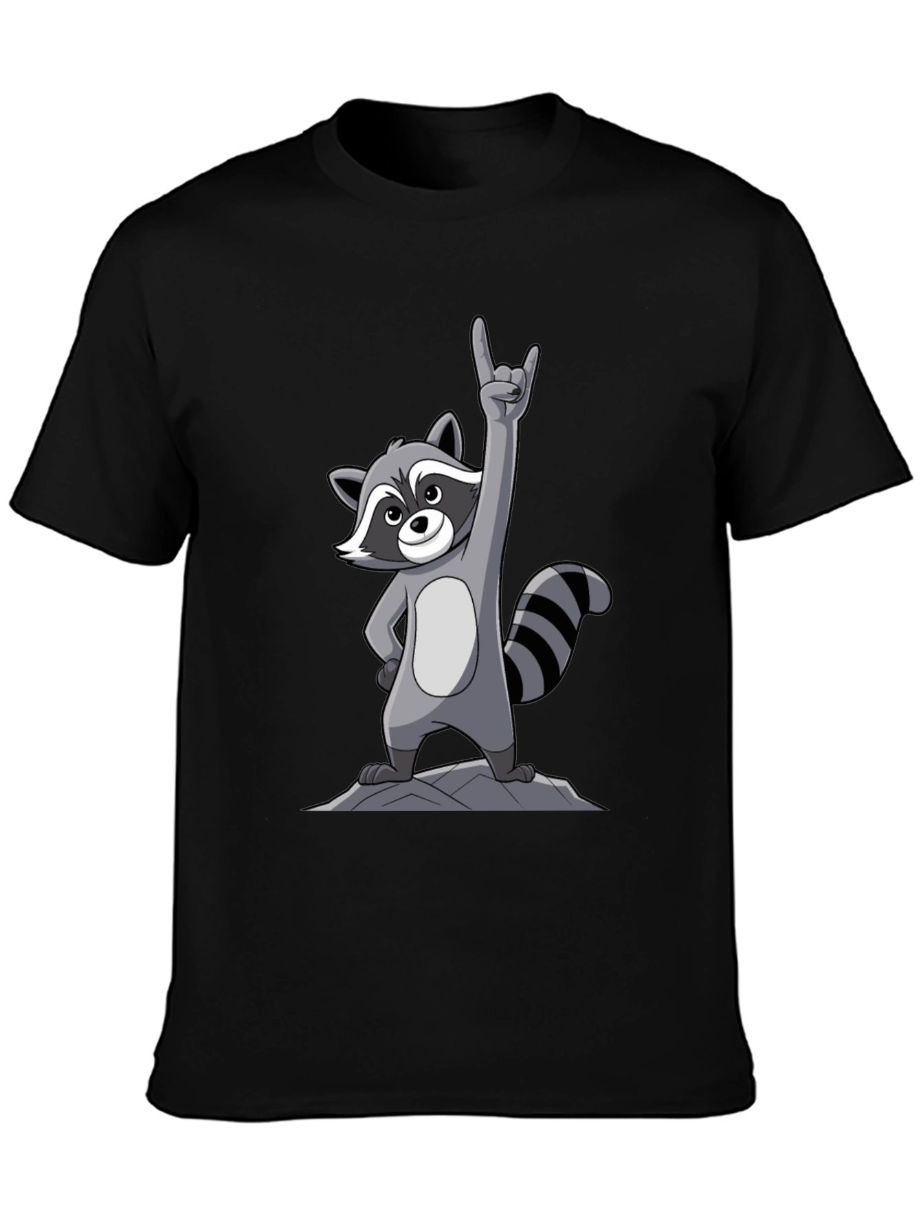 Rocker Raccoon Graphic Tee - Rock On!