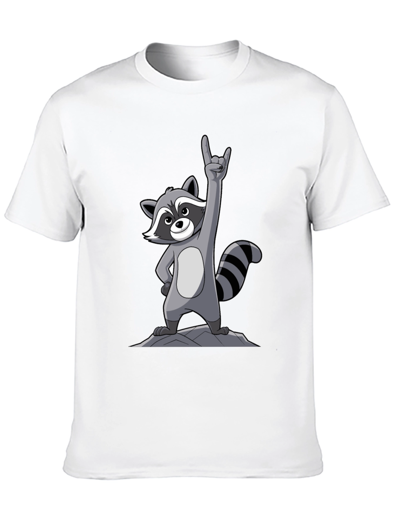 Rocker Raccoon Graphic Tee - Rock On!