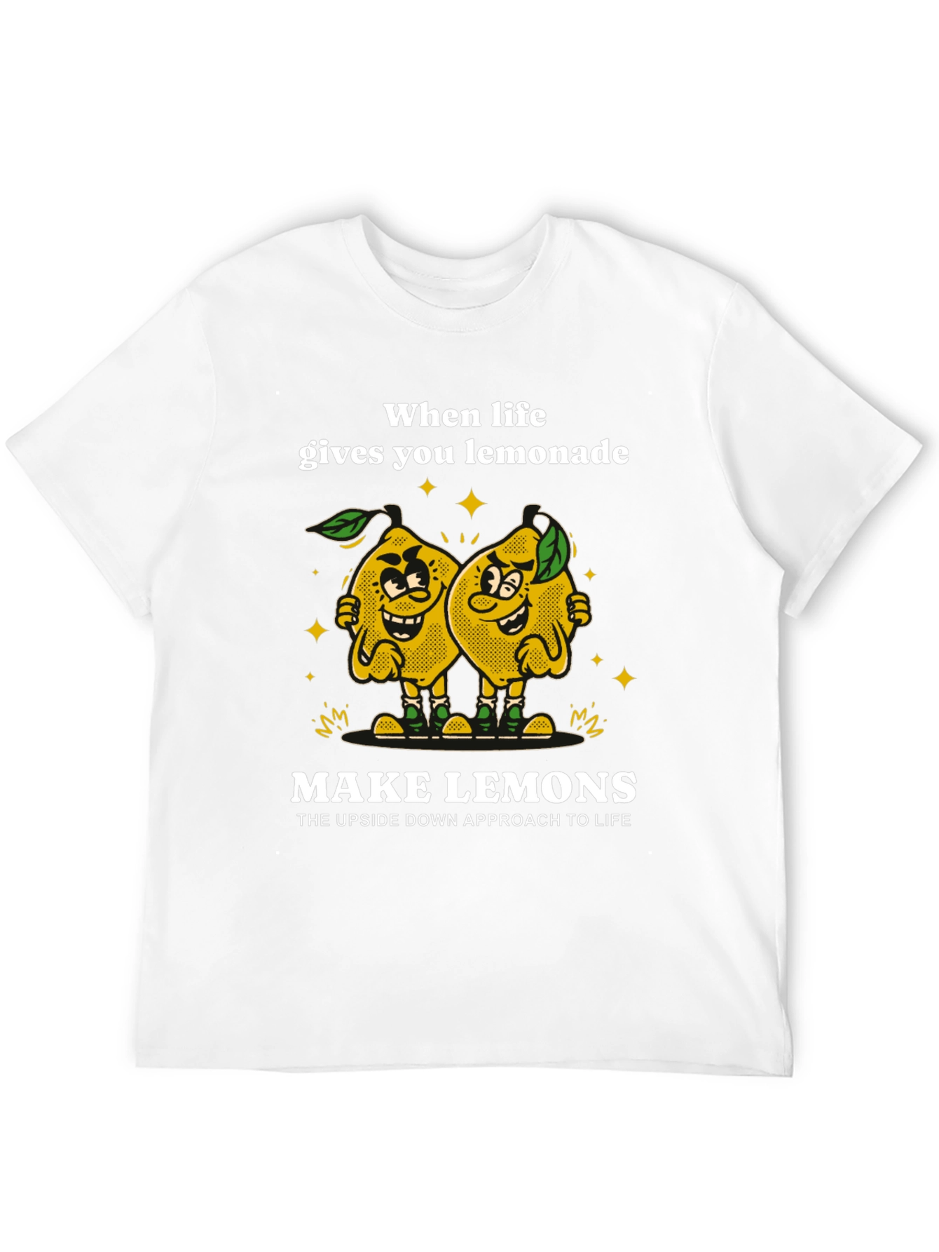 Funny Lemon Graphic Tee - Make Lemons T-Shirt