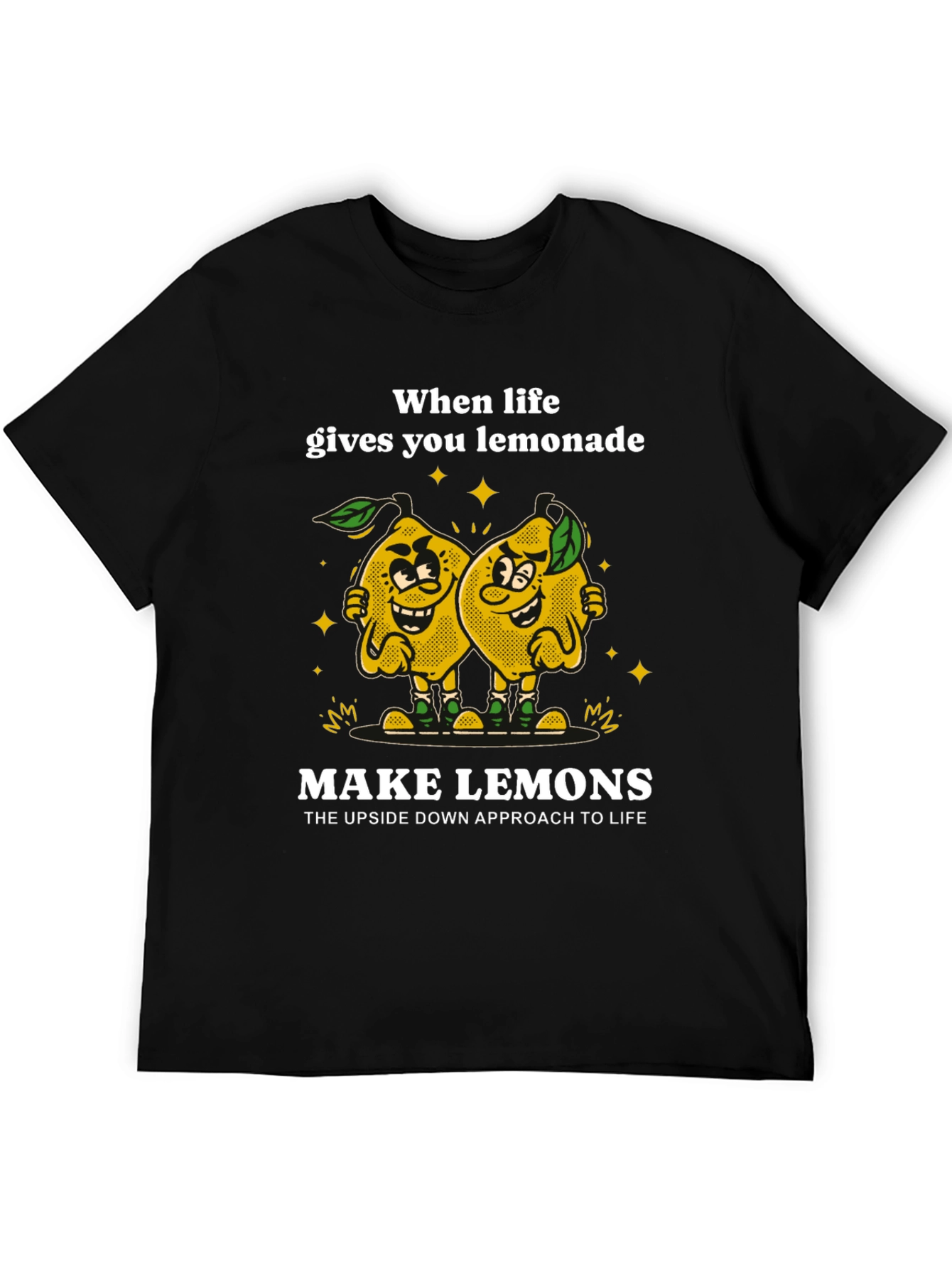 Funny Lemon Graphic Tee - Make Lemons T-Shirt