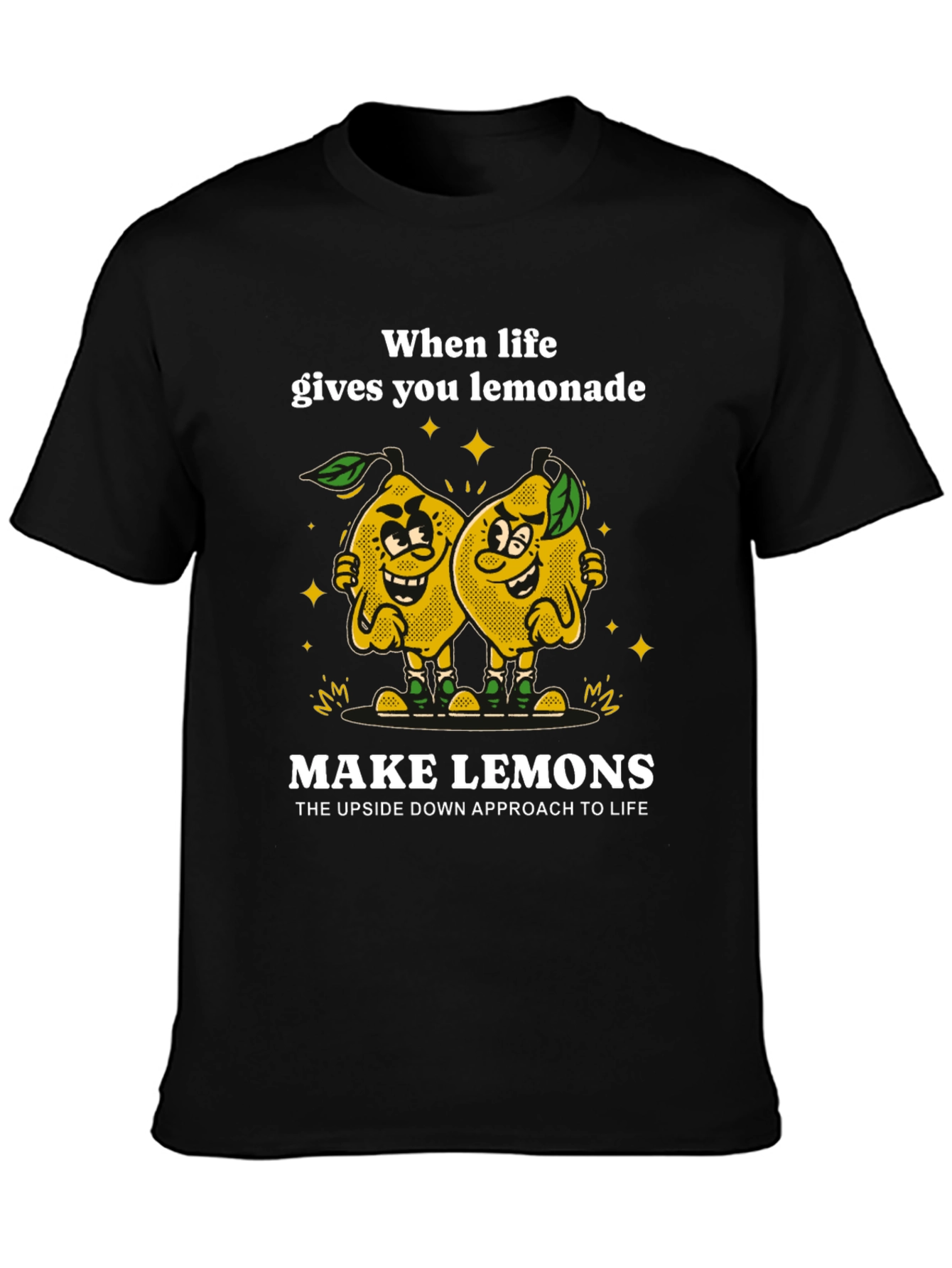 Funny Lemon Graphic Tee - Make Lemons T-Shirt