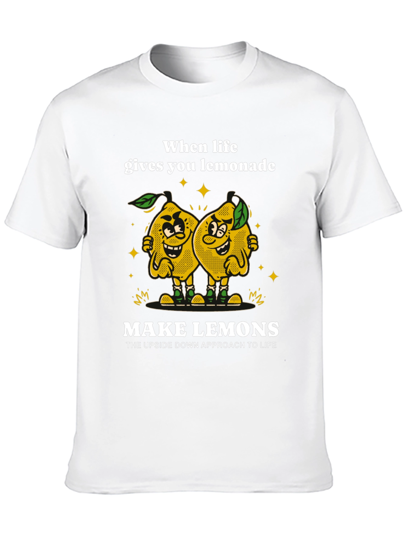 Funny Lemon Graphic Tee - Make Lemons T-Shirt