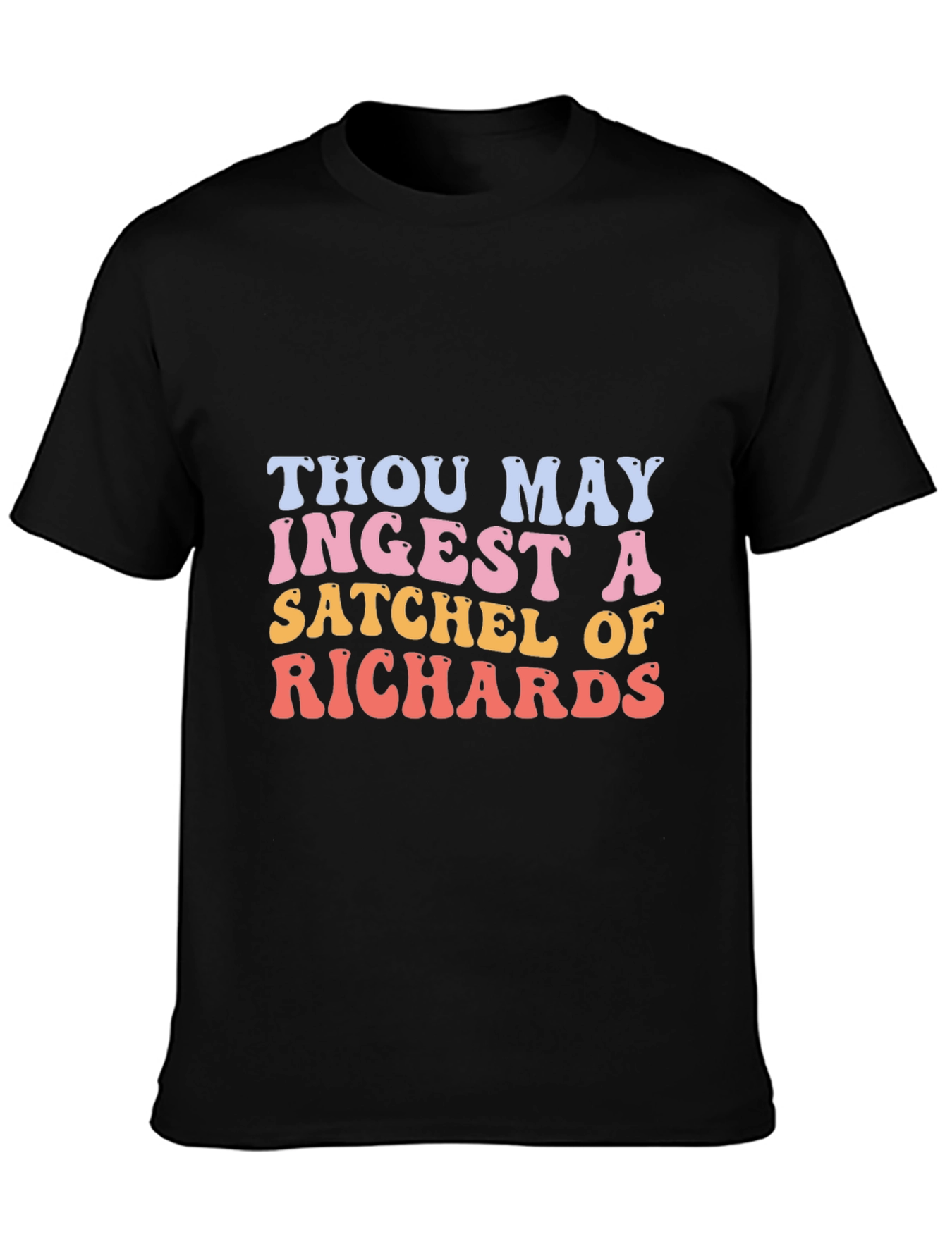 Satchel of Richards Graphic Tee - Trendy Humor