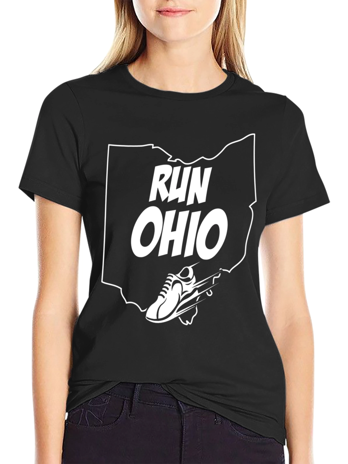 Run Ohio State Outline T-Shirt