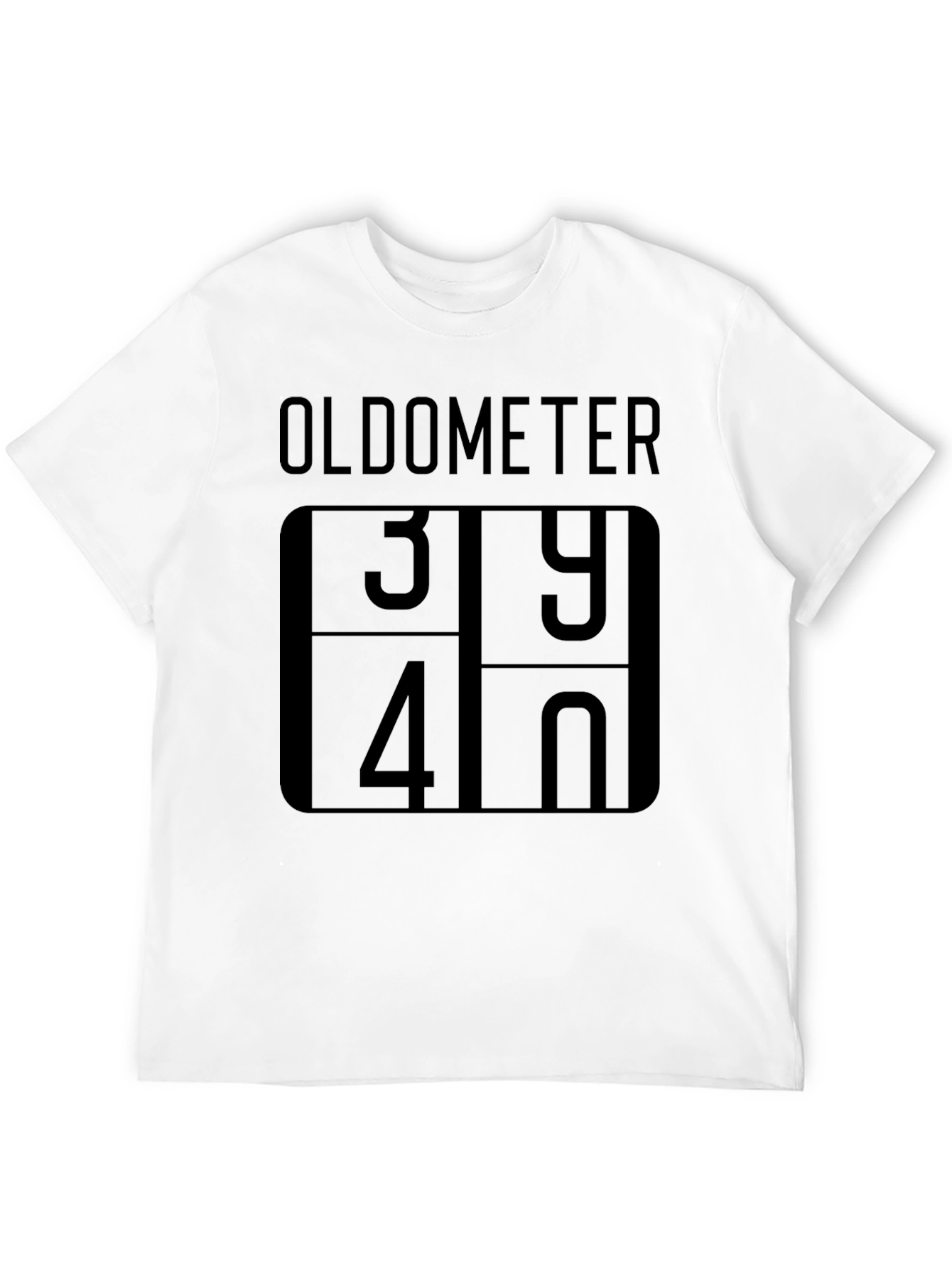 Oldometer 40 T-Shirt - Funny Age Birthday Tee