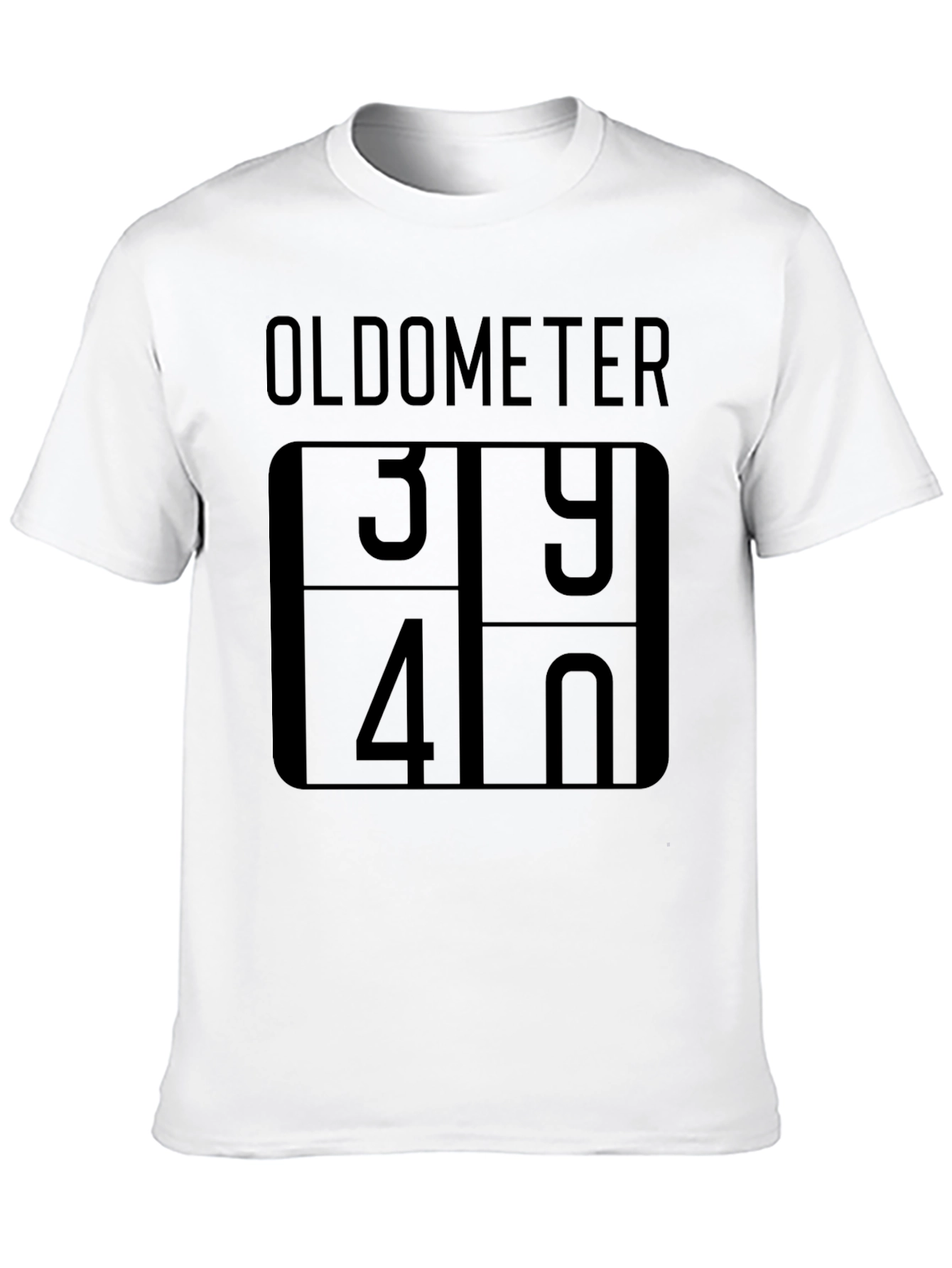 Oldometer 40 T-Shirt - Funny Age Birthday Tee