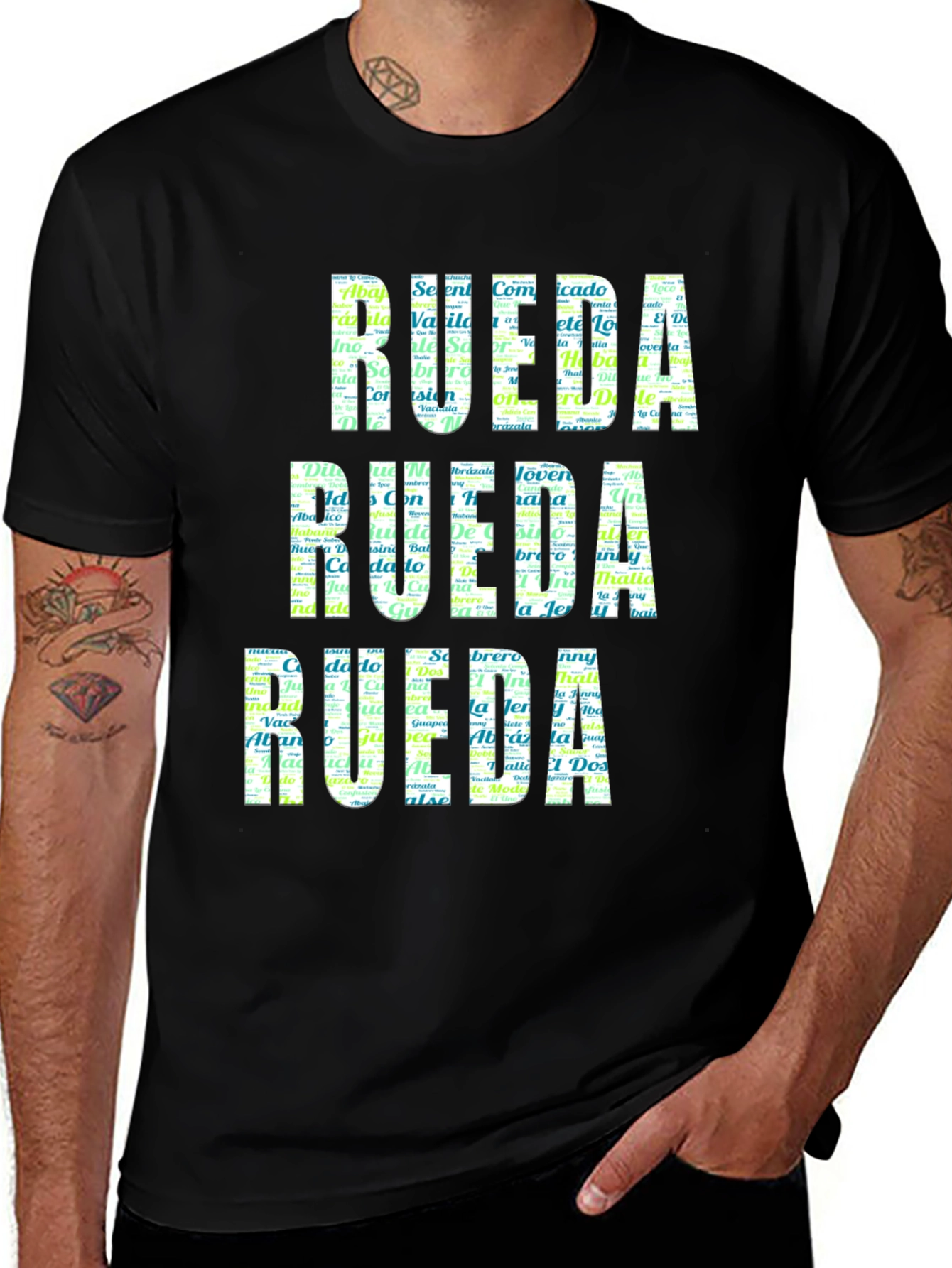 Rueda Word Art Graphic T-Shirt