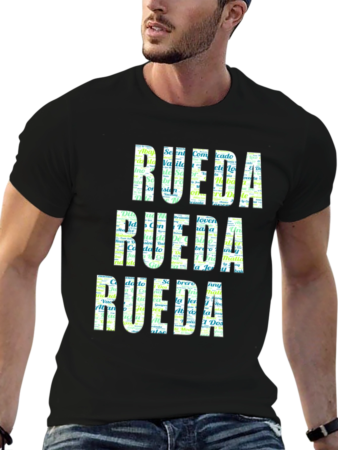 Rueda Word Art Graphic T-Shirt