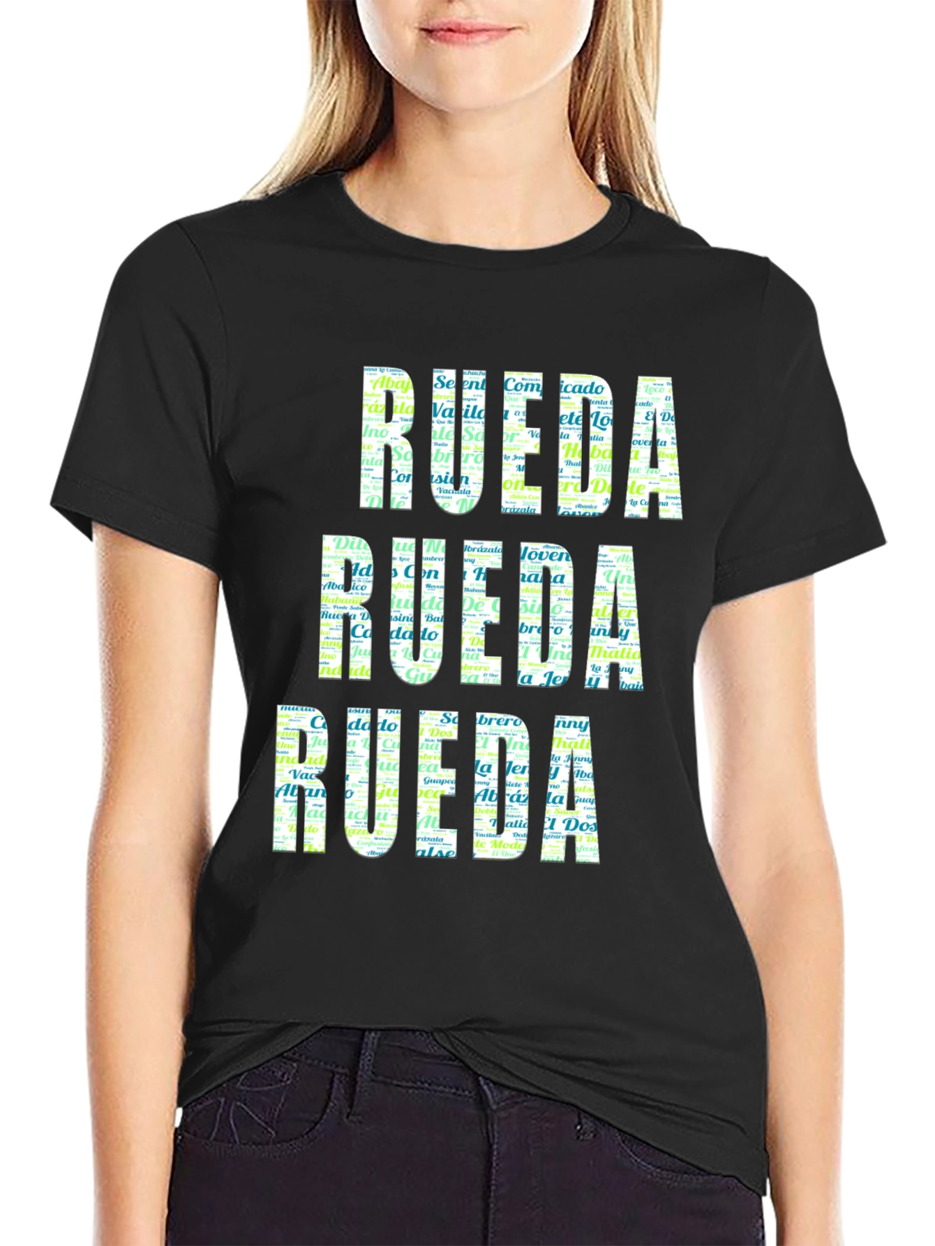 Rueda Word Art Graphic T-Shirt