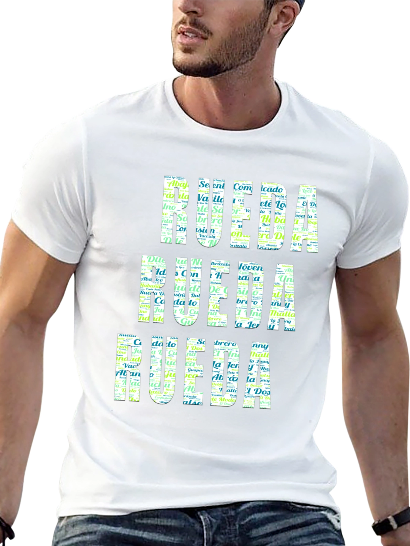 Rueda Word Art Graphic T-Shirt