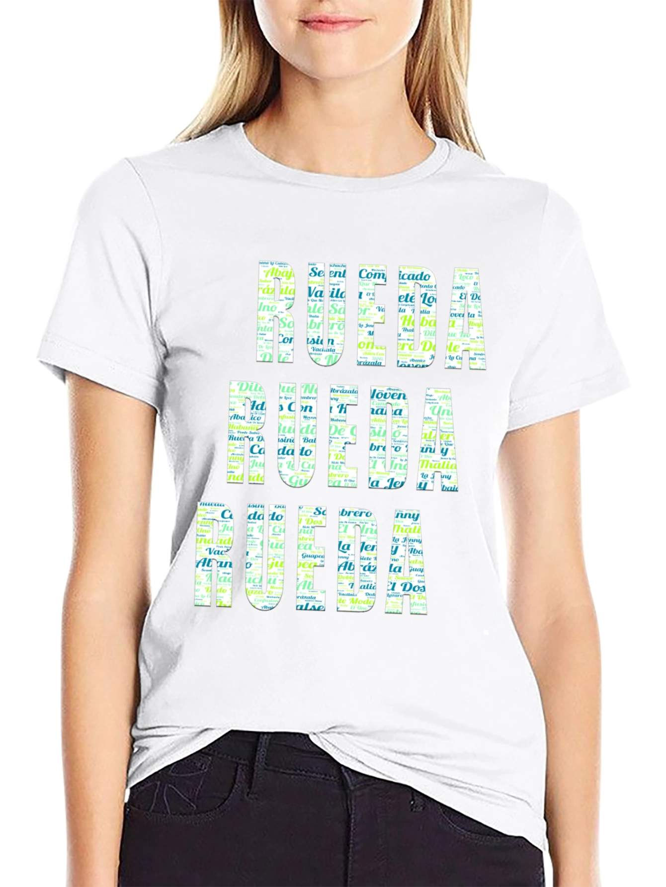 Rueda Word Art Graphic T-Shirt