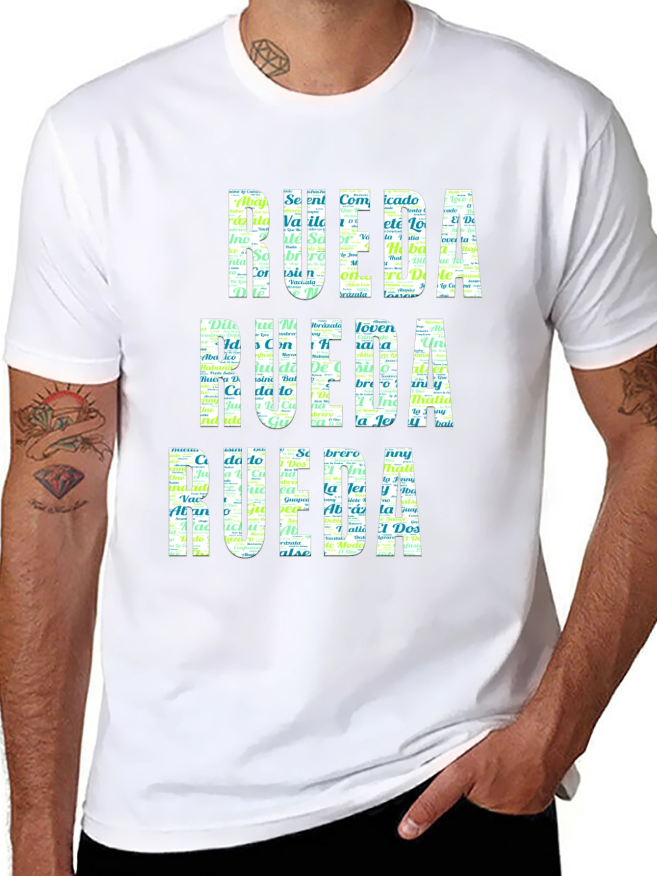 Rueda Word Art Graphic T-Shirt