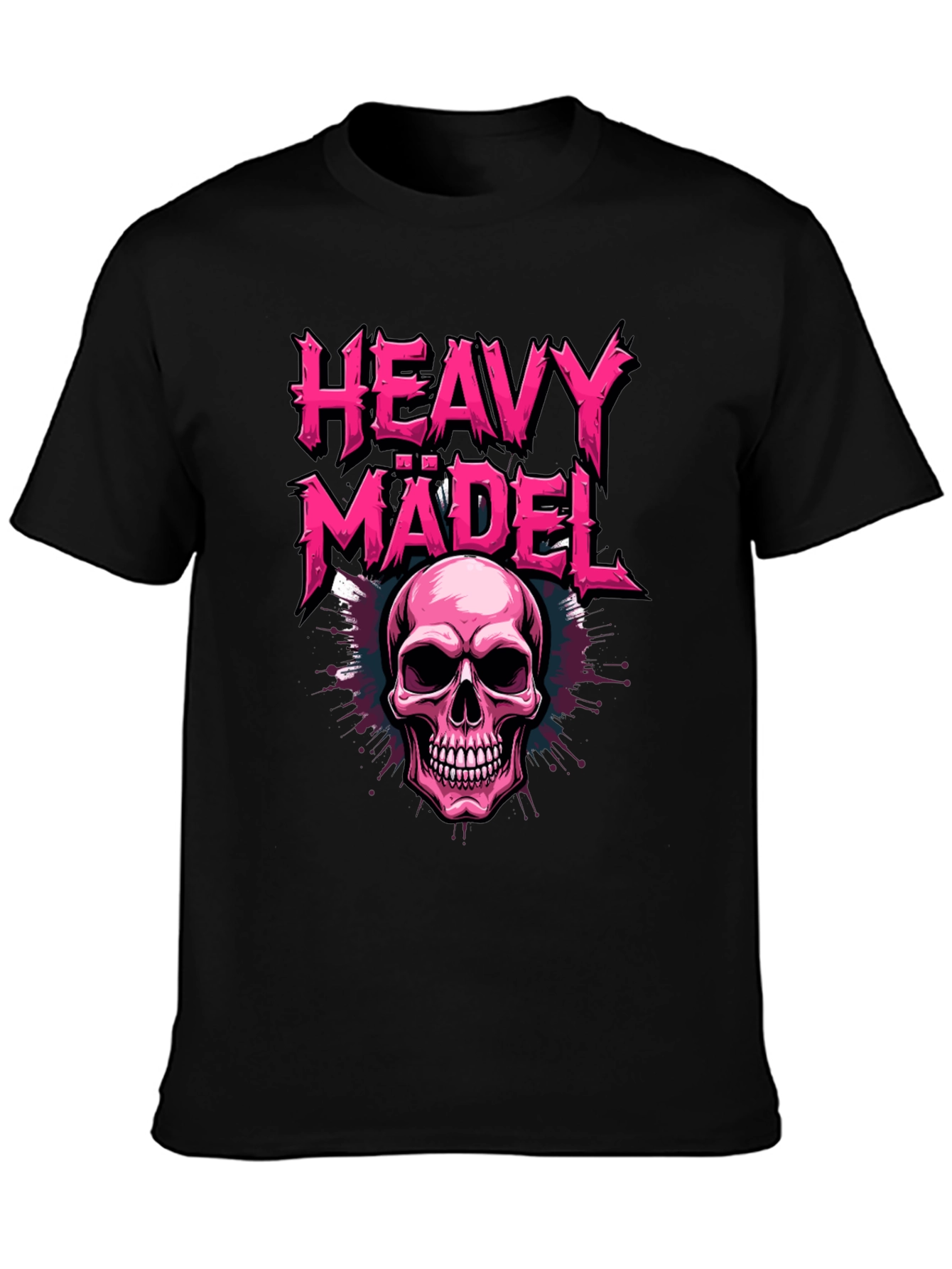 Heavy Mädel Skull Graphic Tee
