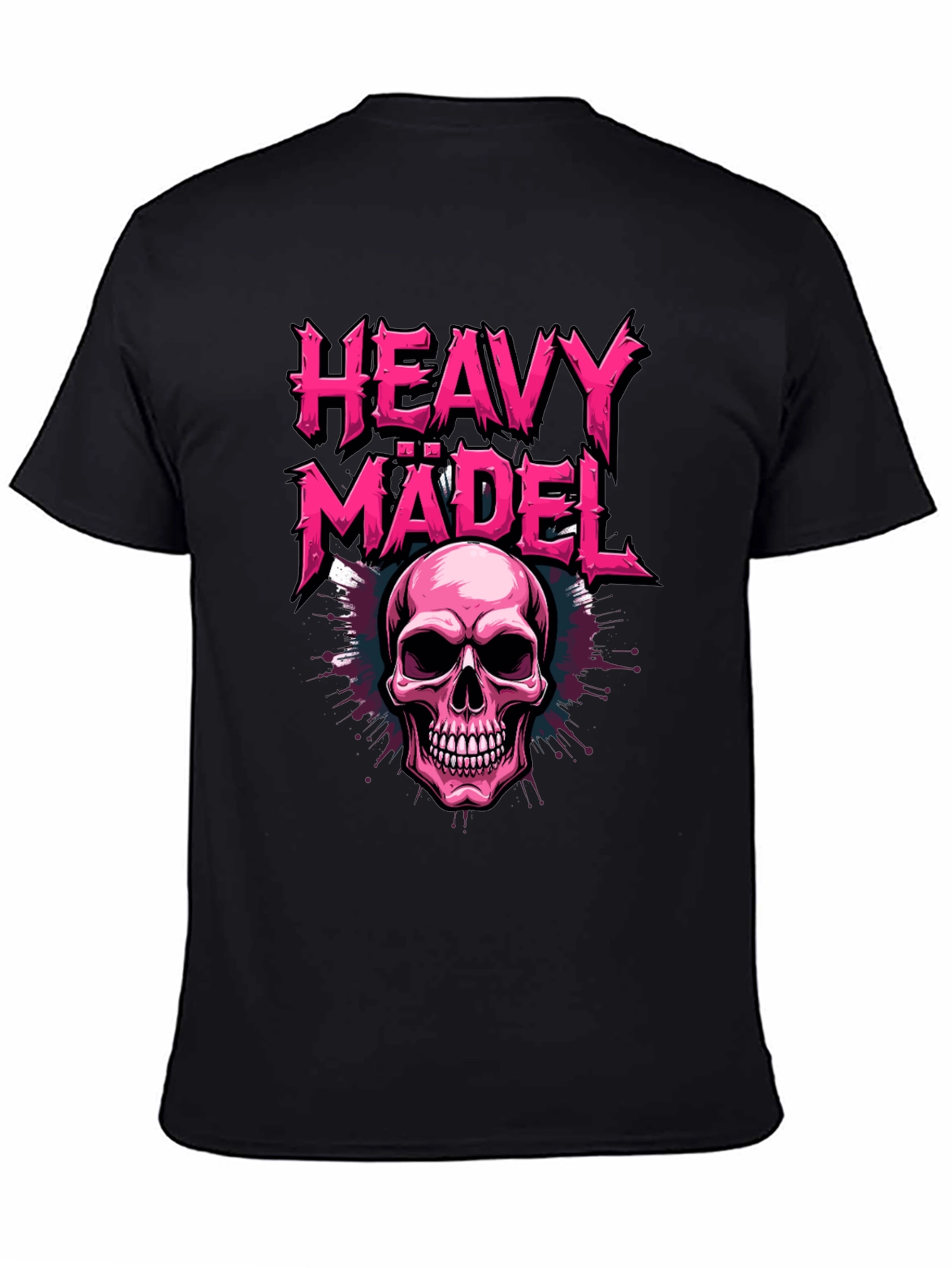 Heavy Mädel Skull Graphic Tee