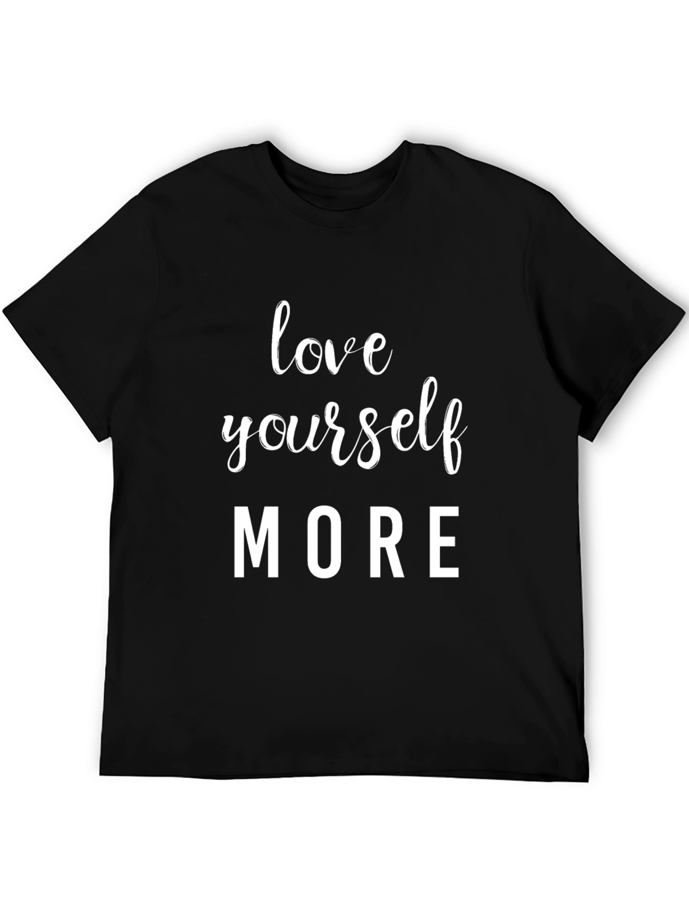 Love Yourself More Graphic Tee - Black T-Shirt
