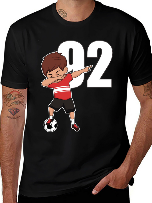 Soccer Dab Boy 92 Black T-Shirt