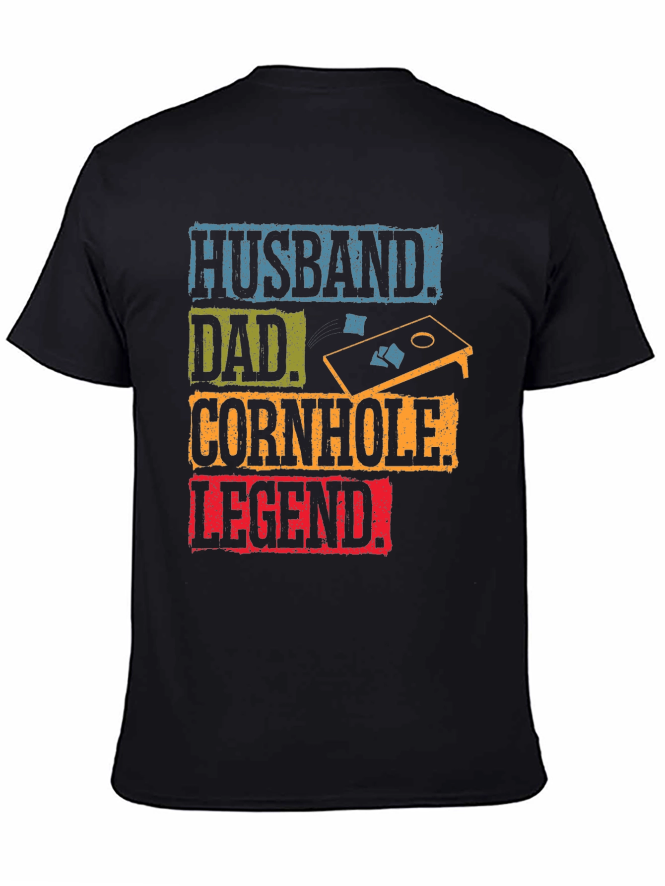 Husband Dad Cornhole Legend Graphic Tee