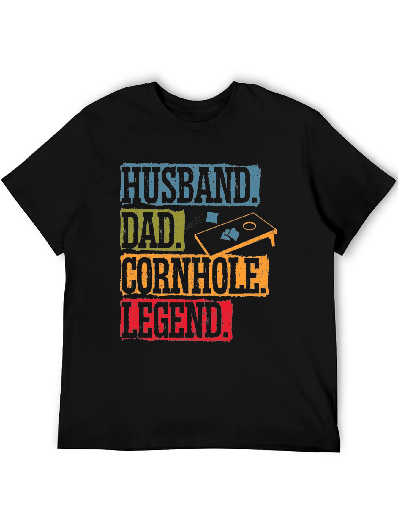 Husband Dad Cornhole Legend Graphic Tee