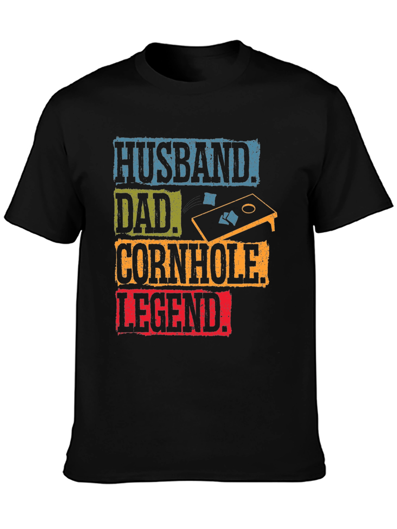 Husband Dad Cornhole Legend Graphic Tee