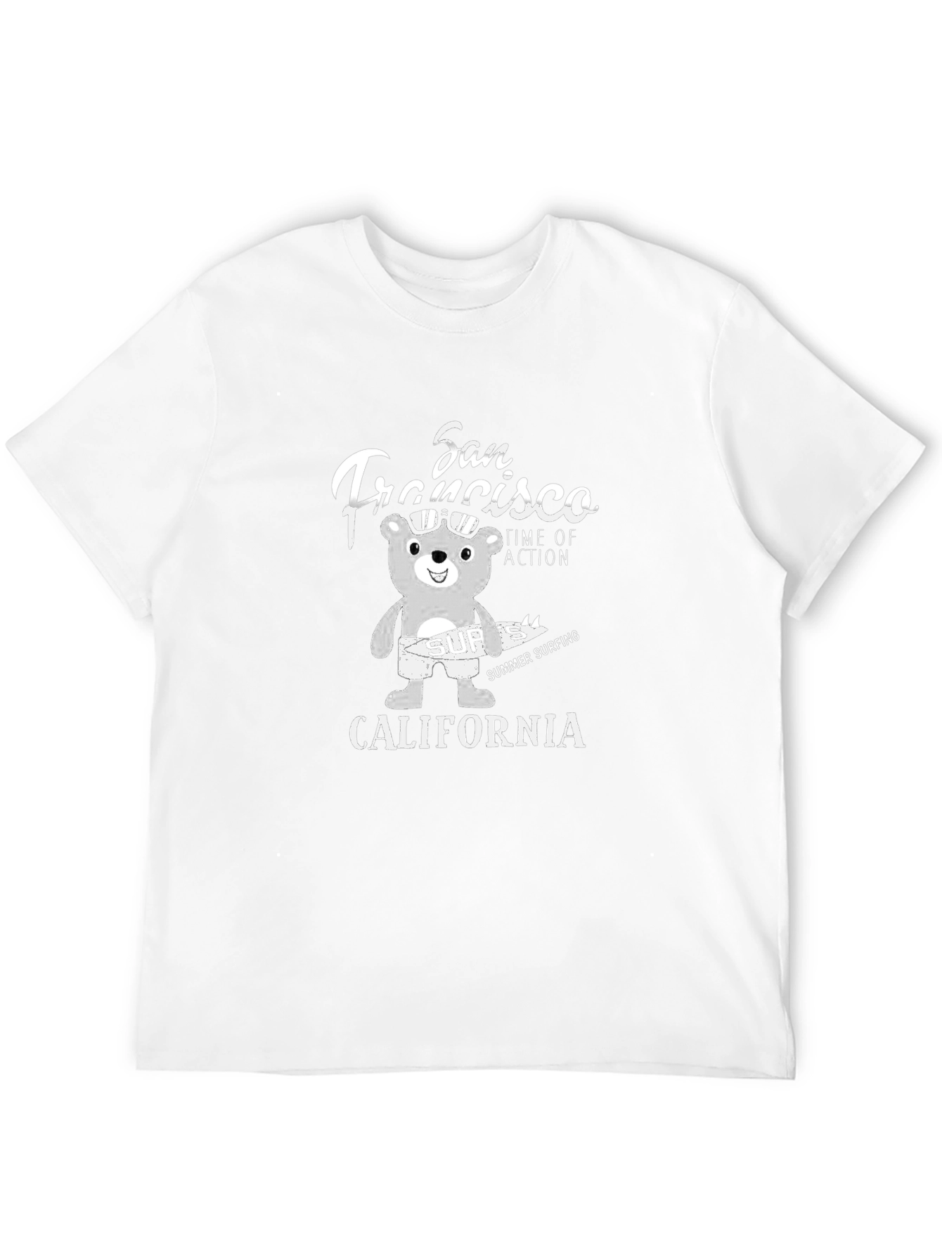 San Francisco Surfing Bear Graphic Tee