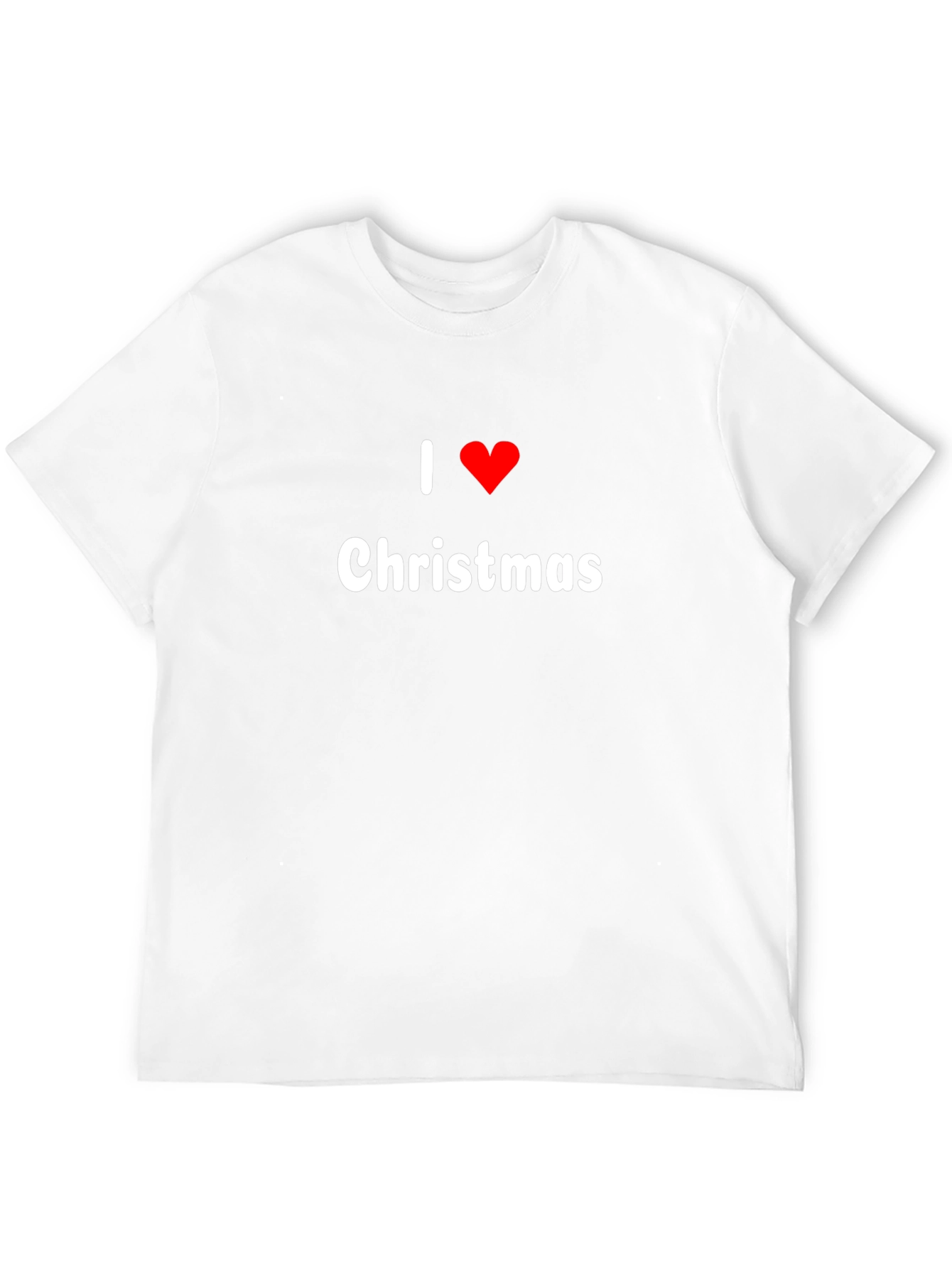 I Heart Christmas Black T-Shirt