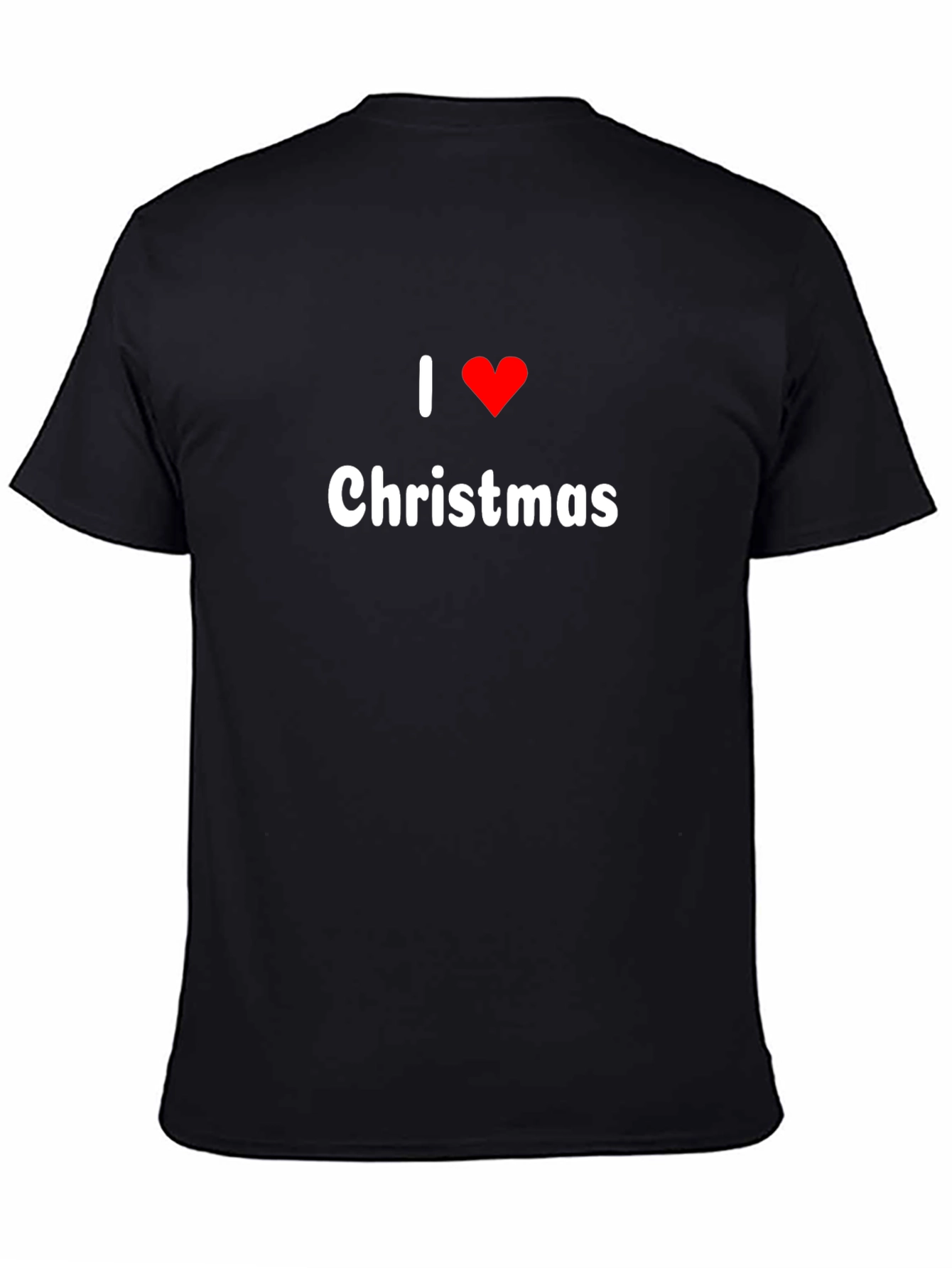 I Heart Christmas Black T-Shirt
