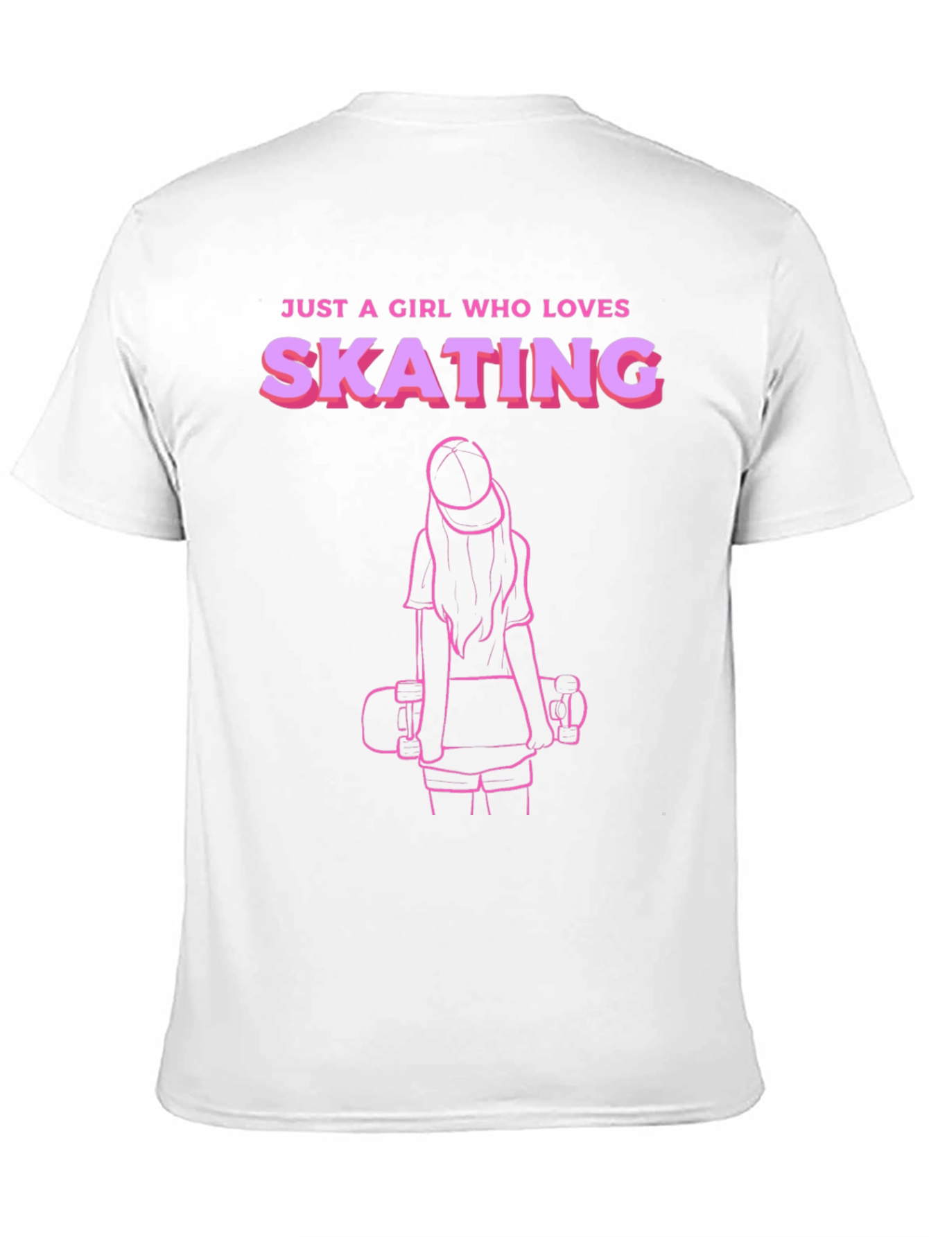 Girl Who Loves Skating T-Shirt