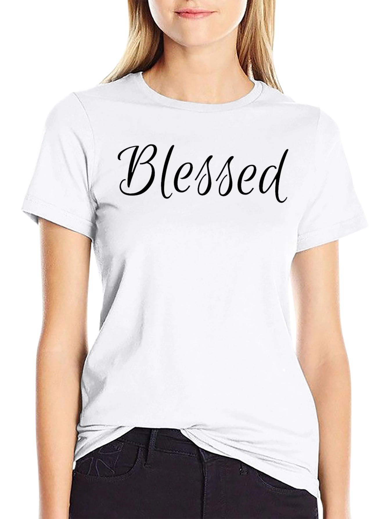 Blessed Black T-Shirt - Stylish & Comfortable