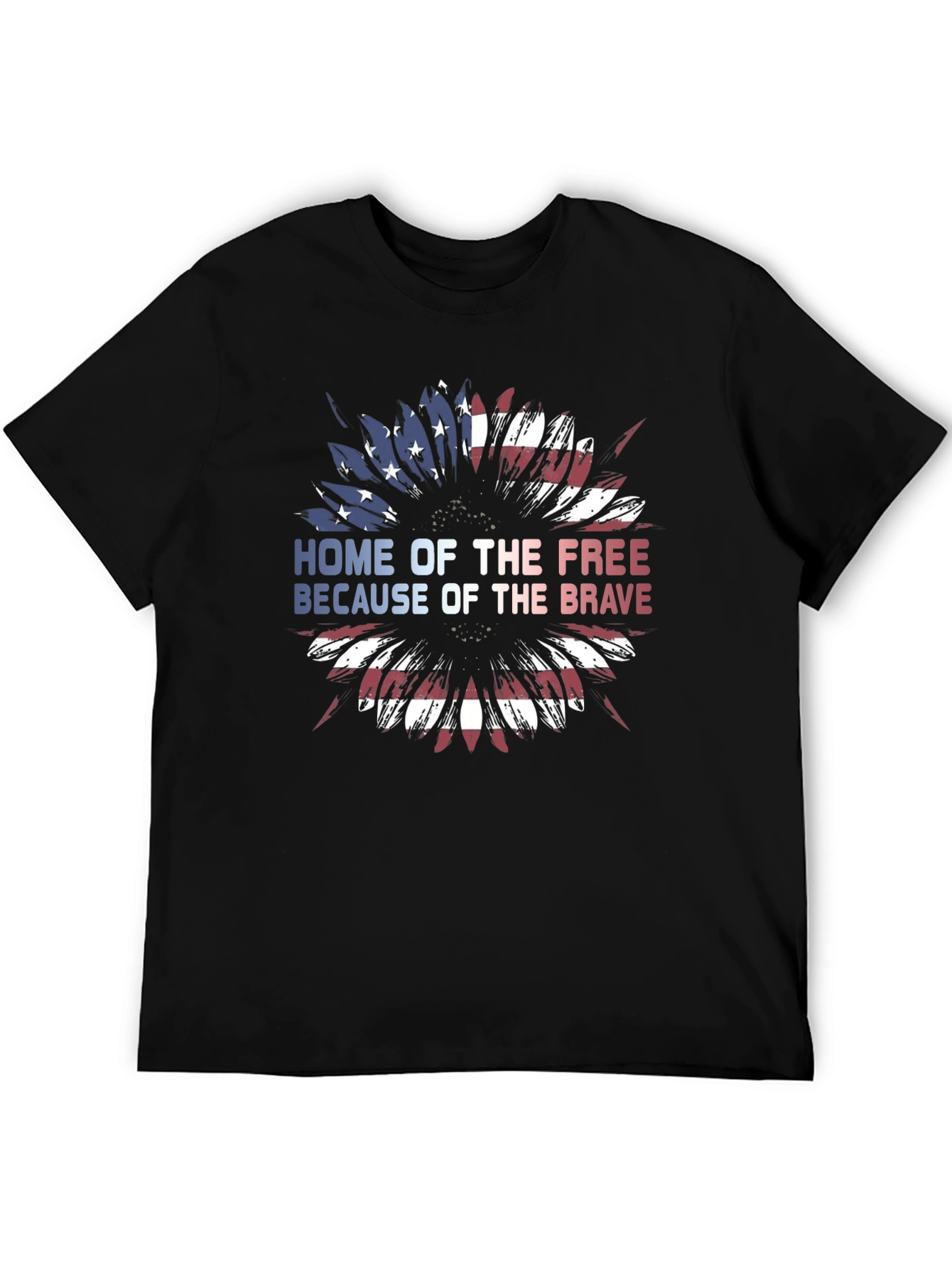 Patriotic Sunflower T-Shirt - Home of the Free