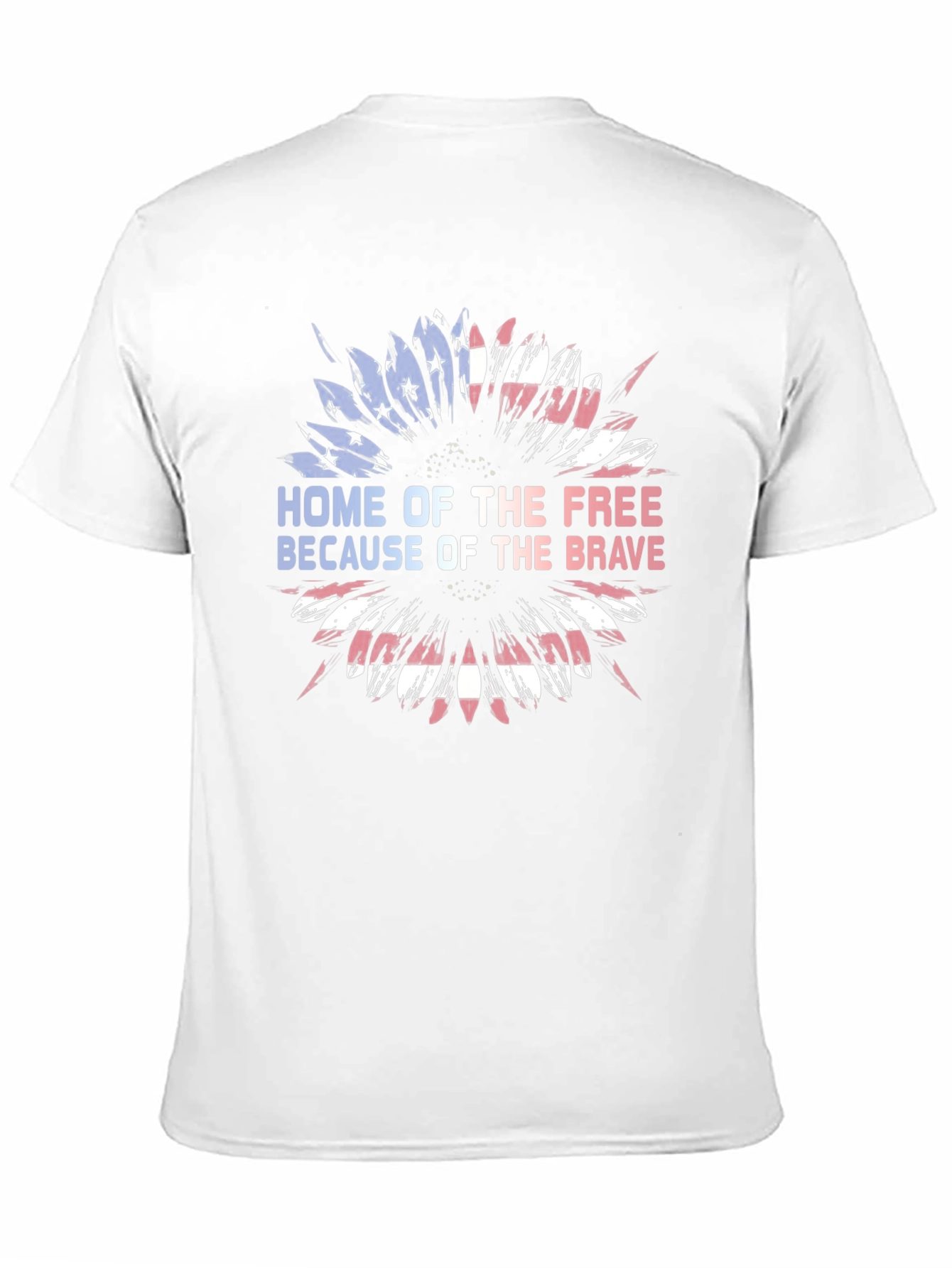 Patriotic Sunflower T-Shirt - Home of the Free