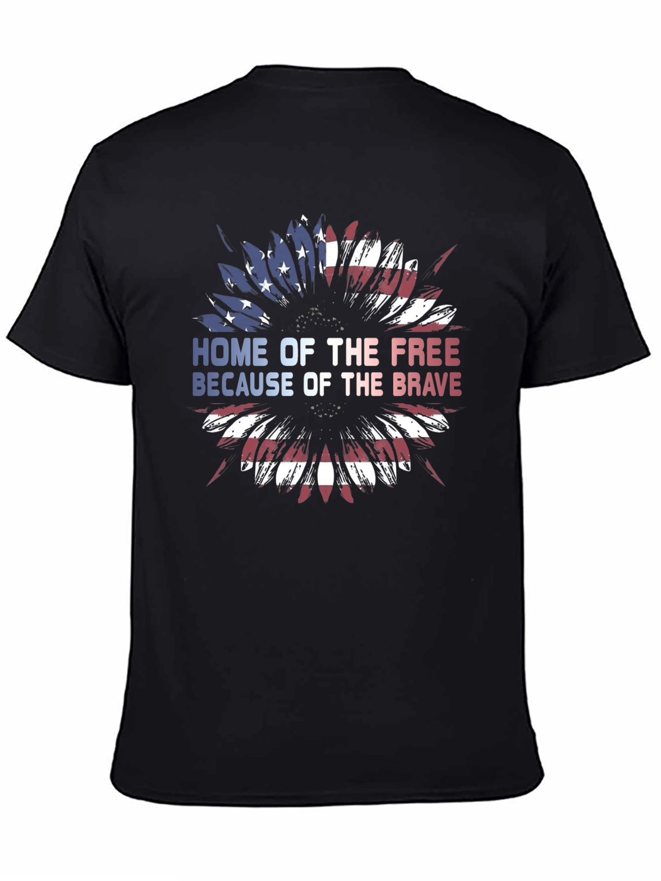 Patriotic Sunflower T-Shirt - Home of the Free