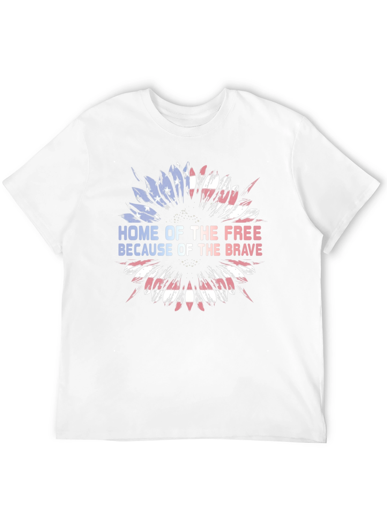 Patriotic Sunflower T-Shirt - Home of the Free