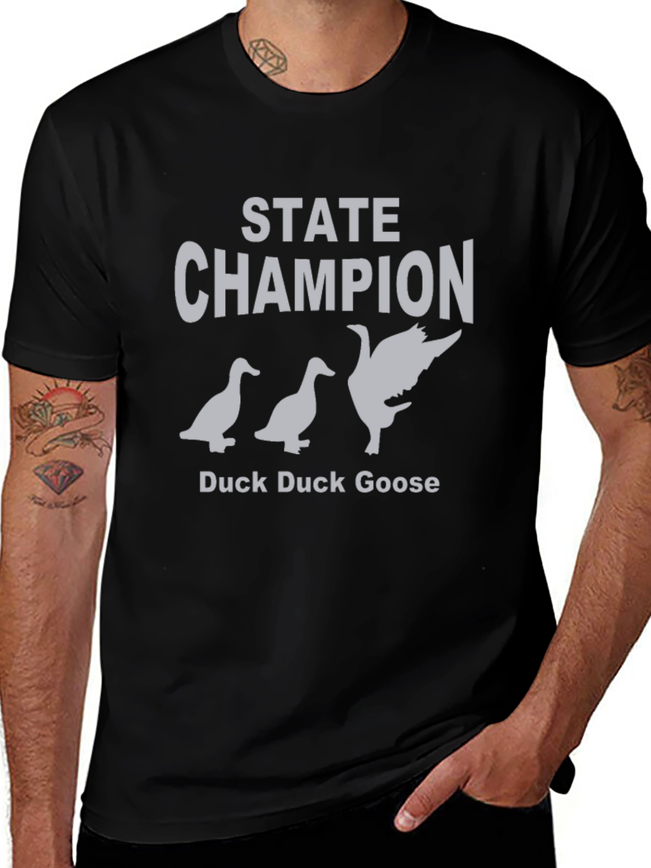 State Champion Duck Duck Goose Graphic T-Shirt