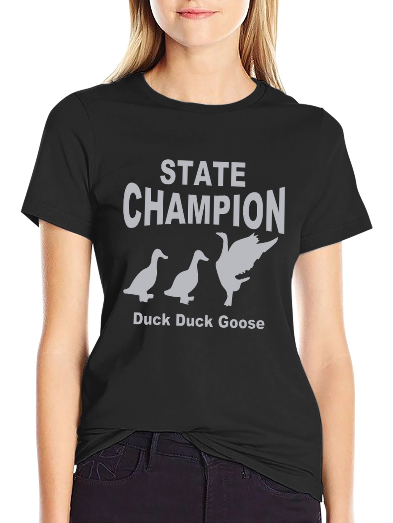 State Champion Duck Duck Goose Graphic T-Shirt