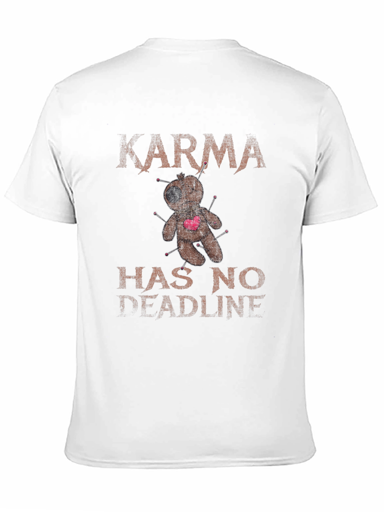Karma Has No Deadline Voodoo Doll T-Shirt