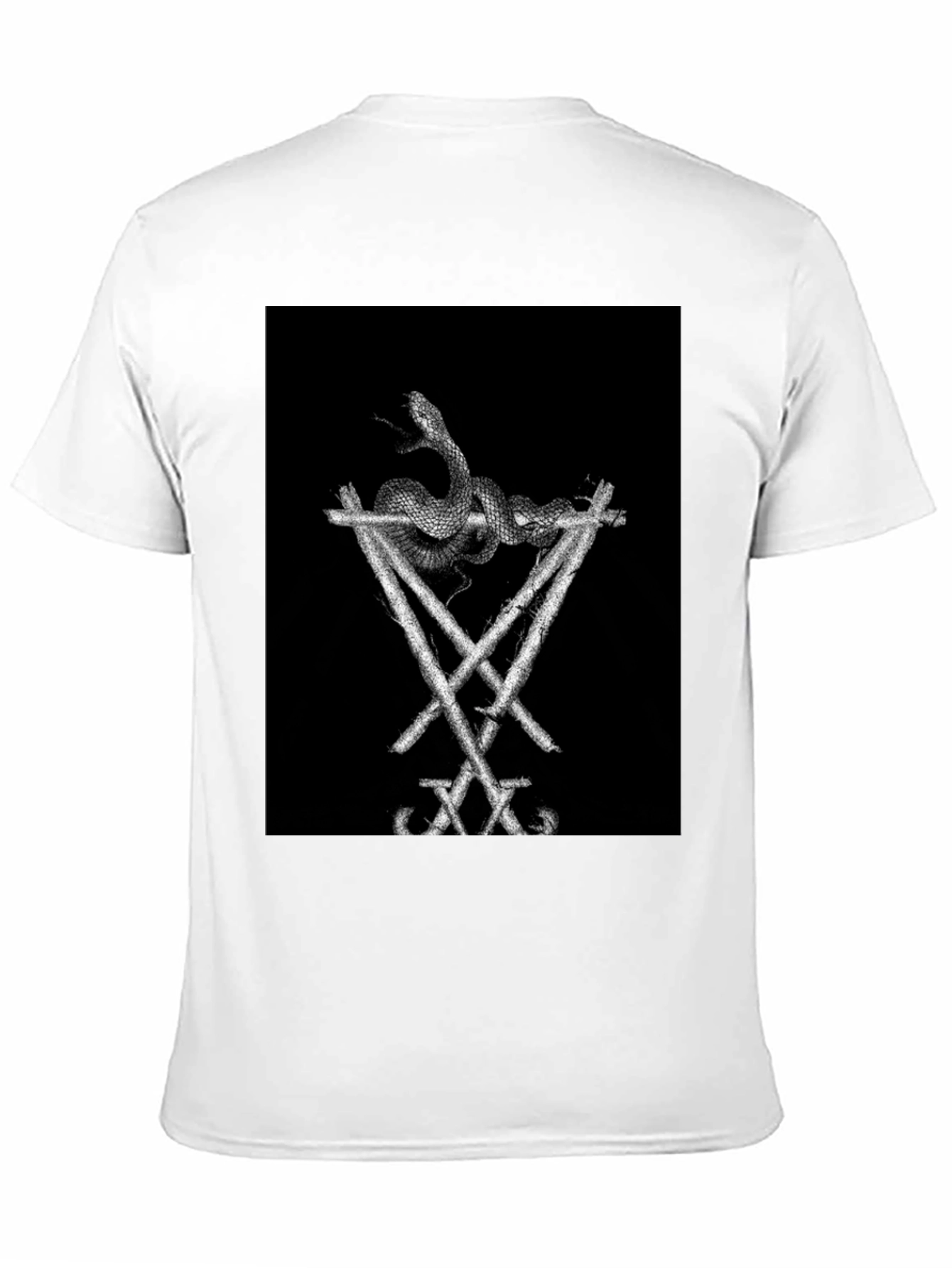 Snake & Sigil Black Graphic Tee