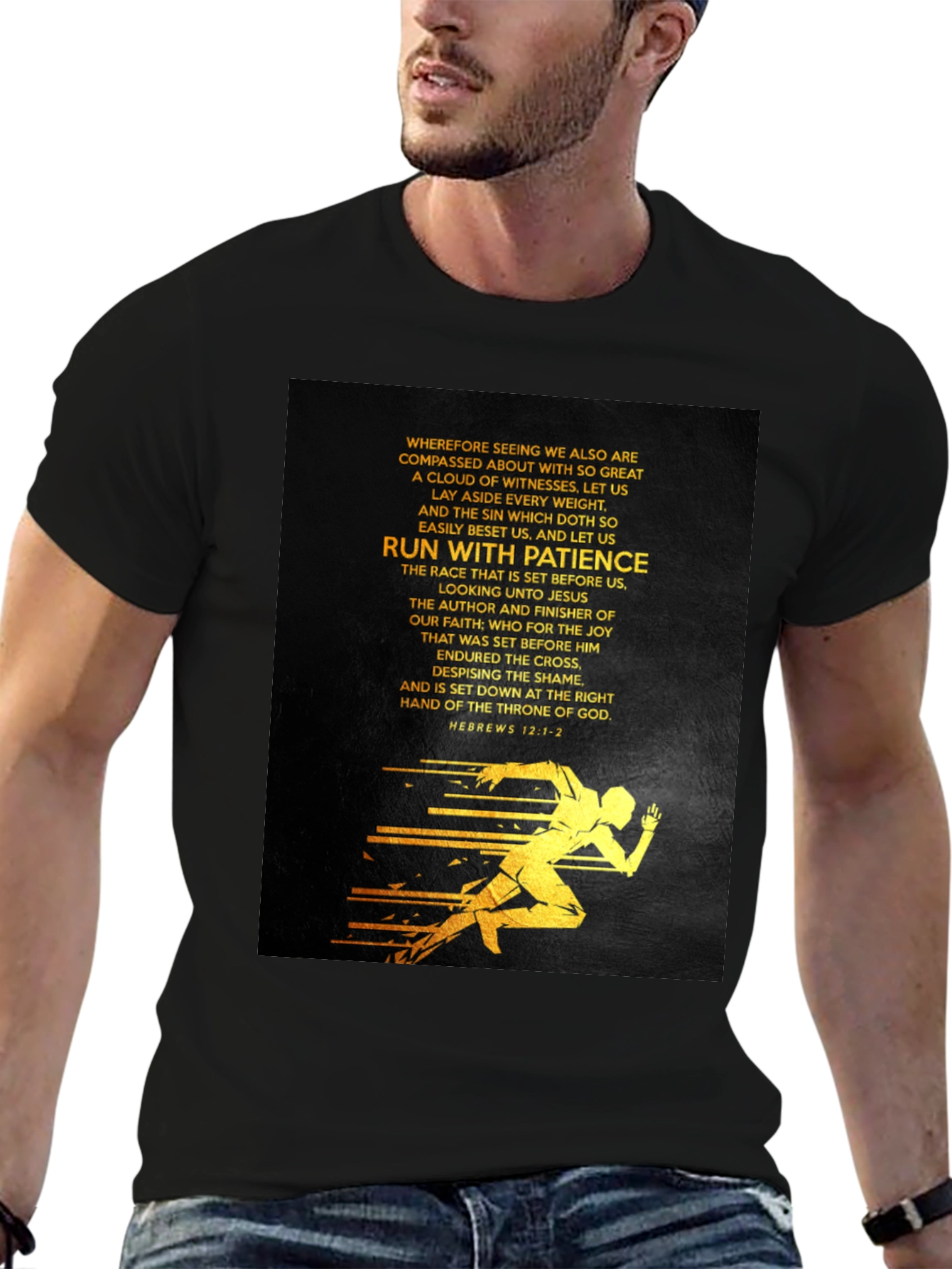 Run With Patience Graphic Tee