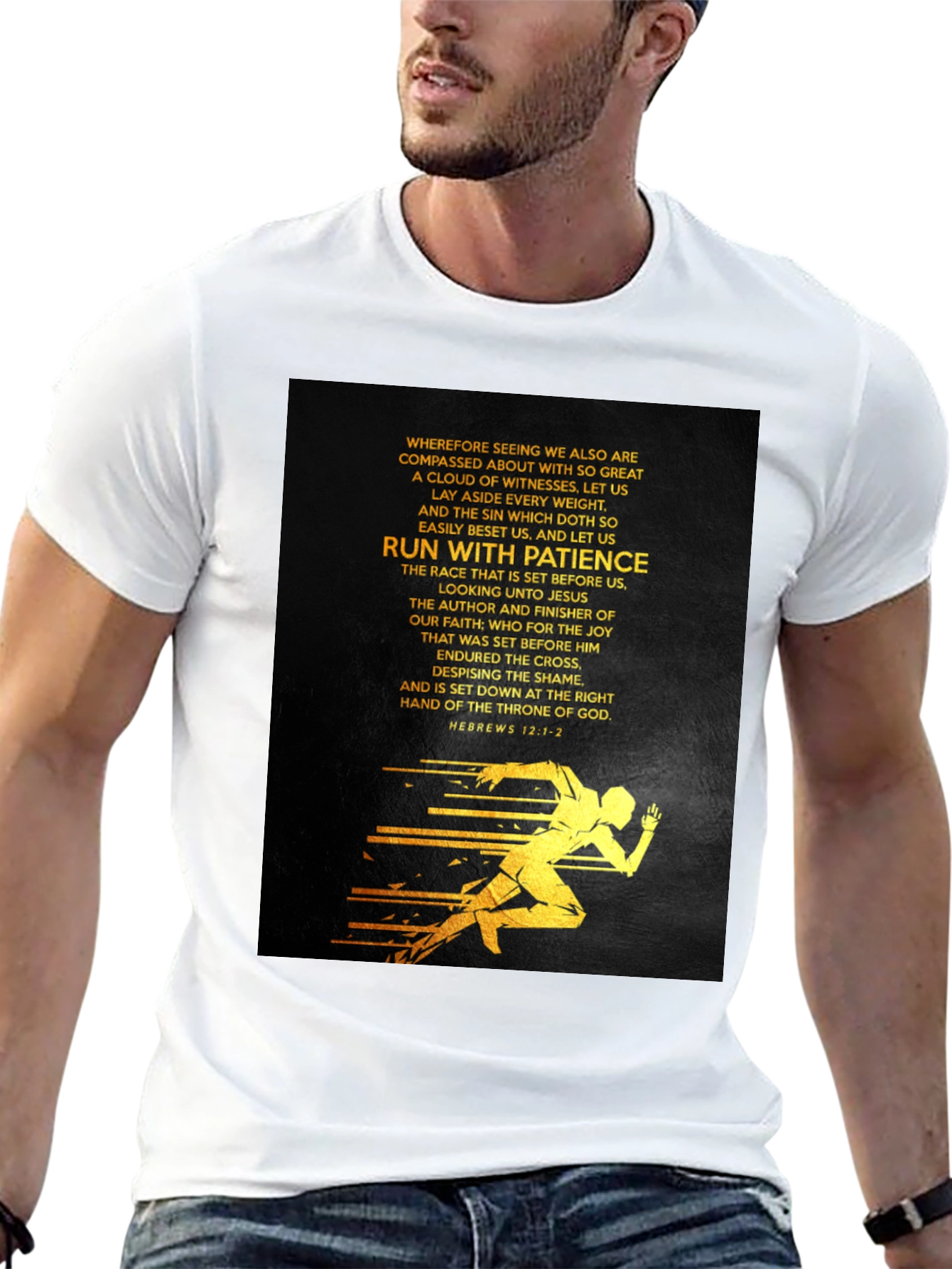 Run With Patience Graphic Tee