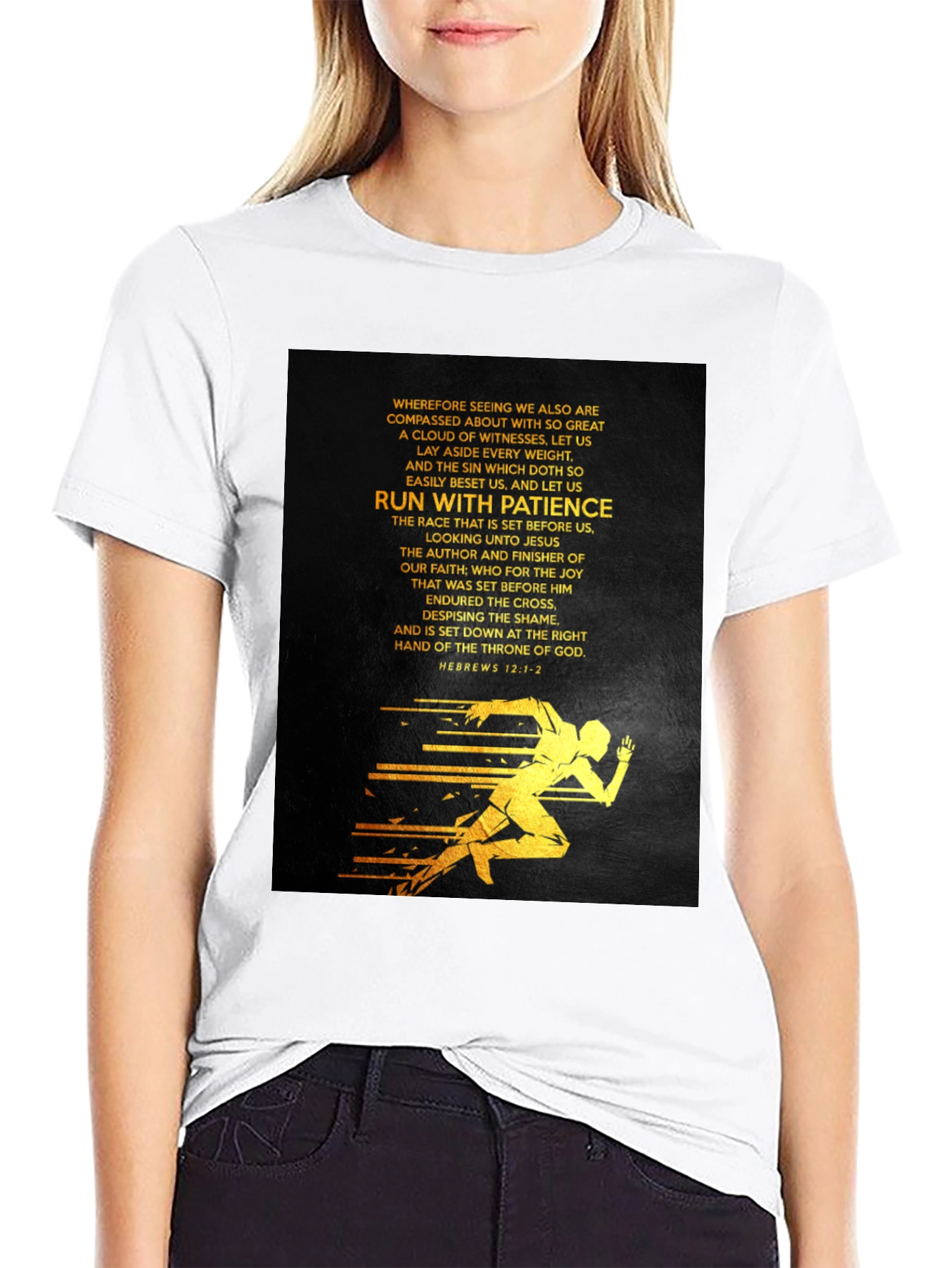 Run With Patience Graphic Tee