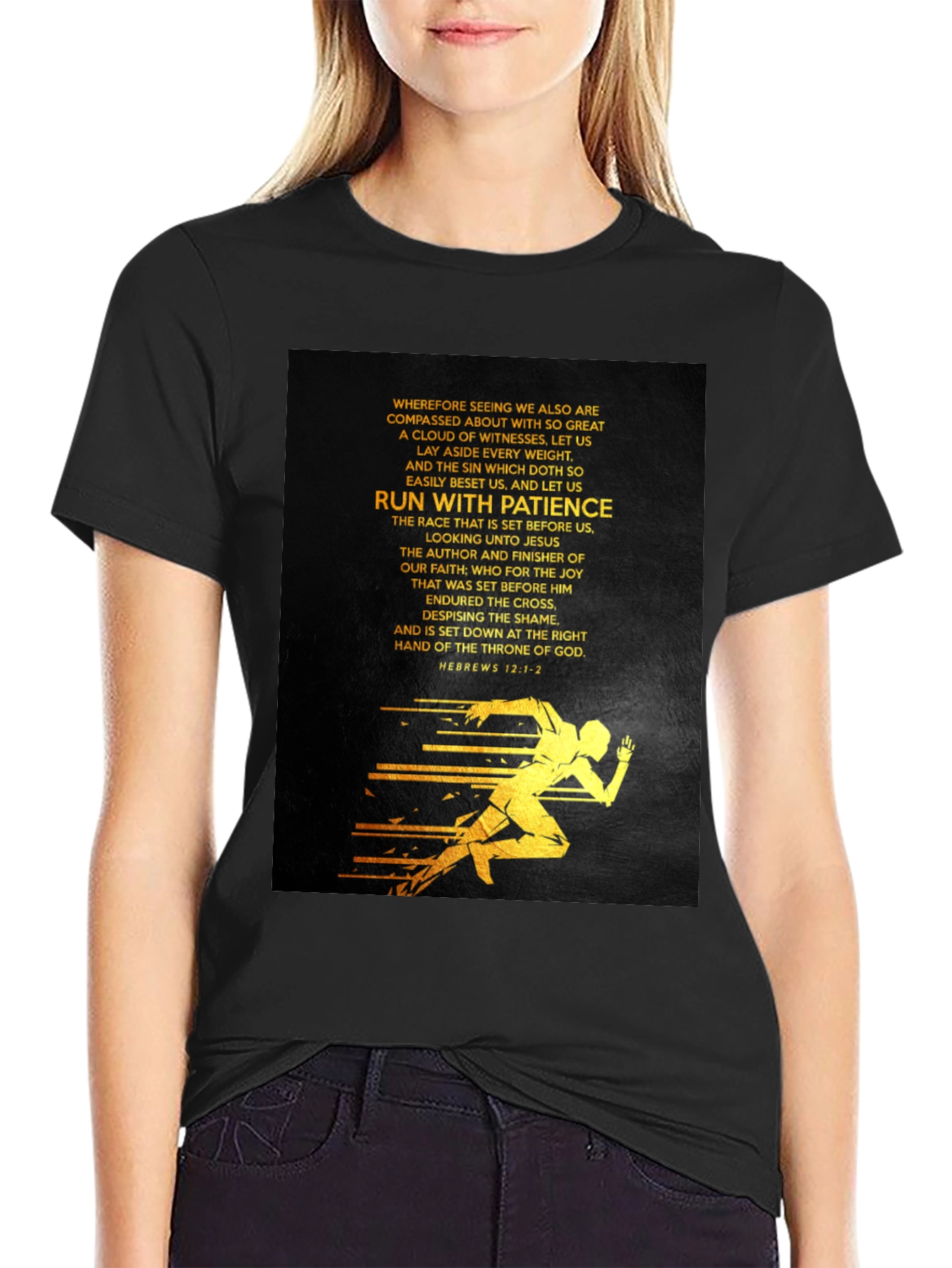 Run With Patience Graphic Tee
