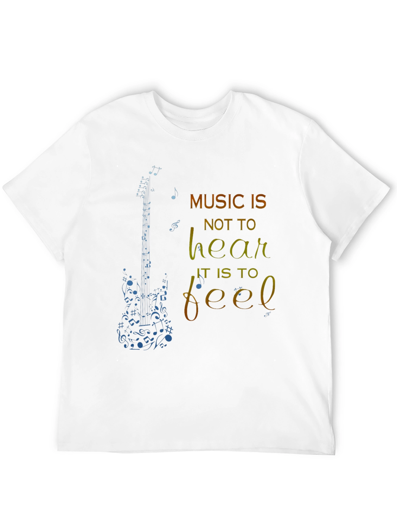 Music is to Feel Graphic T-Shirt