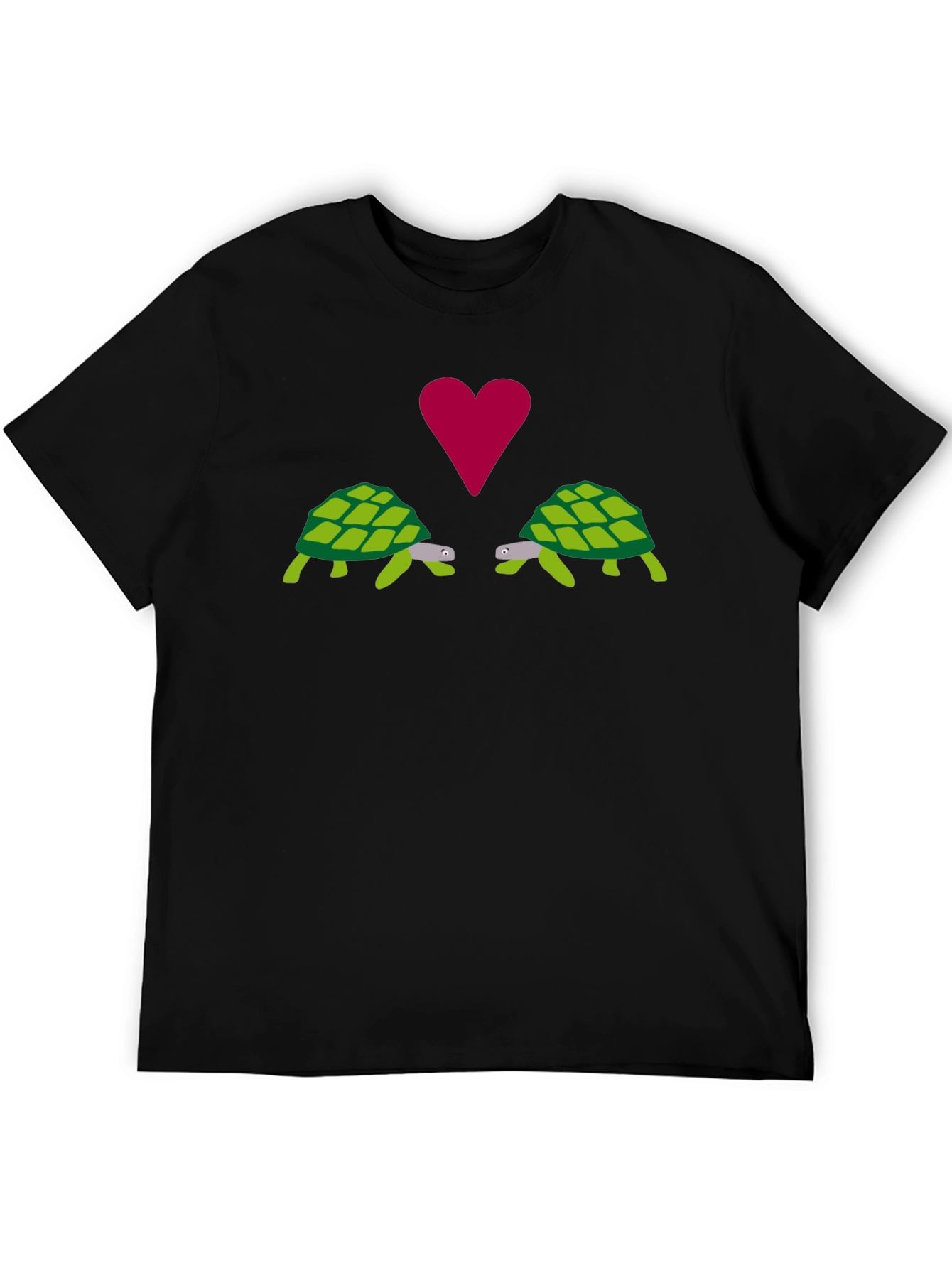 Turtle Love Graphic Tee - Soft Cotton Blend